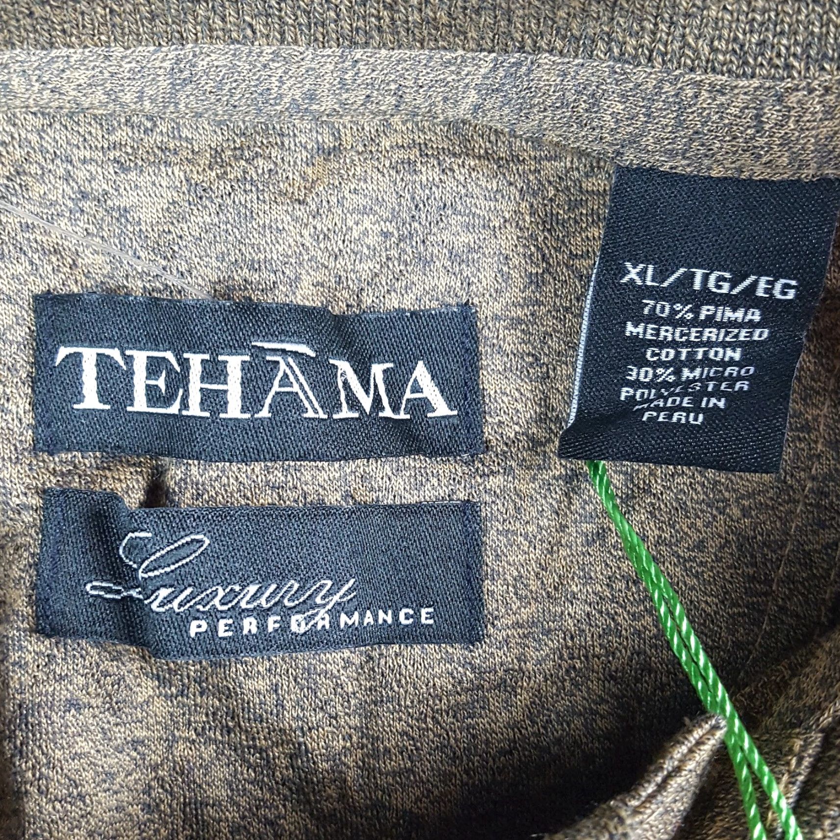 Vintage VINTAGE Teháma Polo Shirt Brown Breathable Long Sleeve Luxury Polo XL Men Short summary Size US XL / EU 56 / 4 - 7 Thumbnail