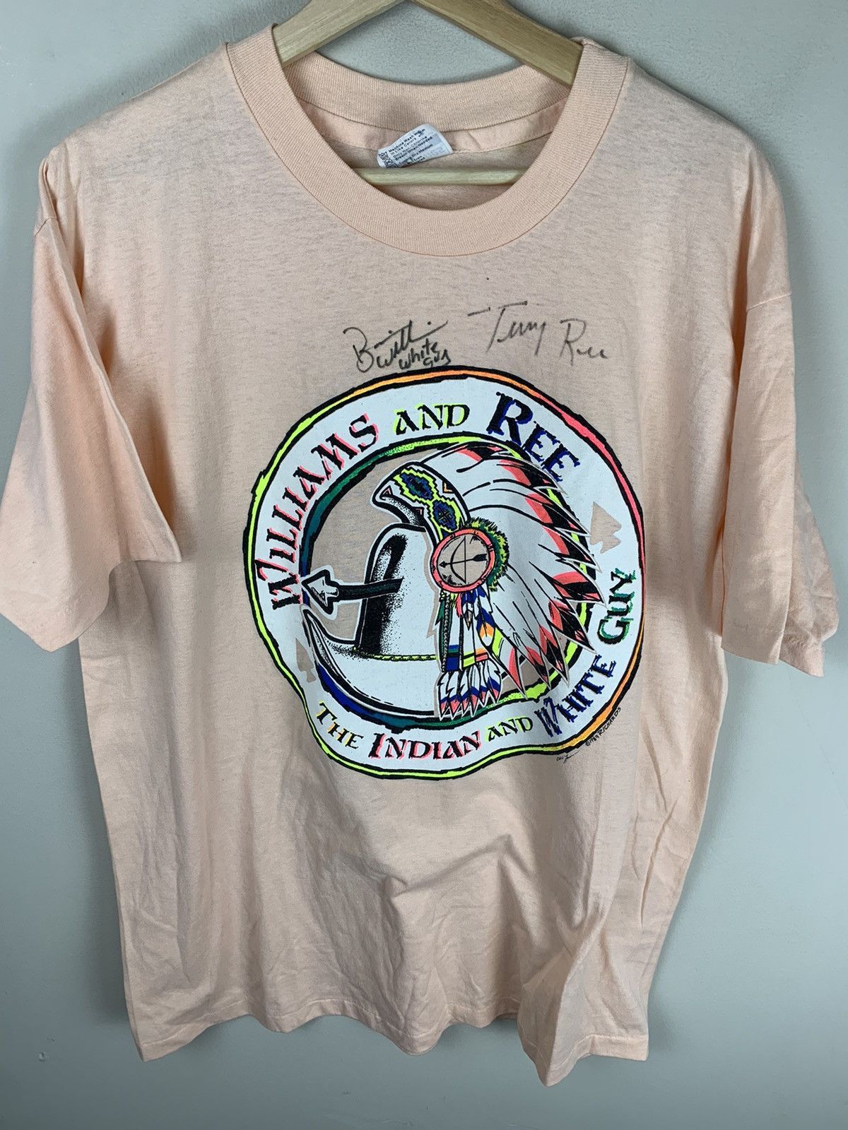 Vintage Vintage Williams and Ree Headdress Tee Size US XL / EU 56 / 4 - 1 Thumbnail