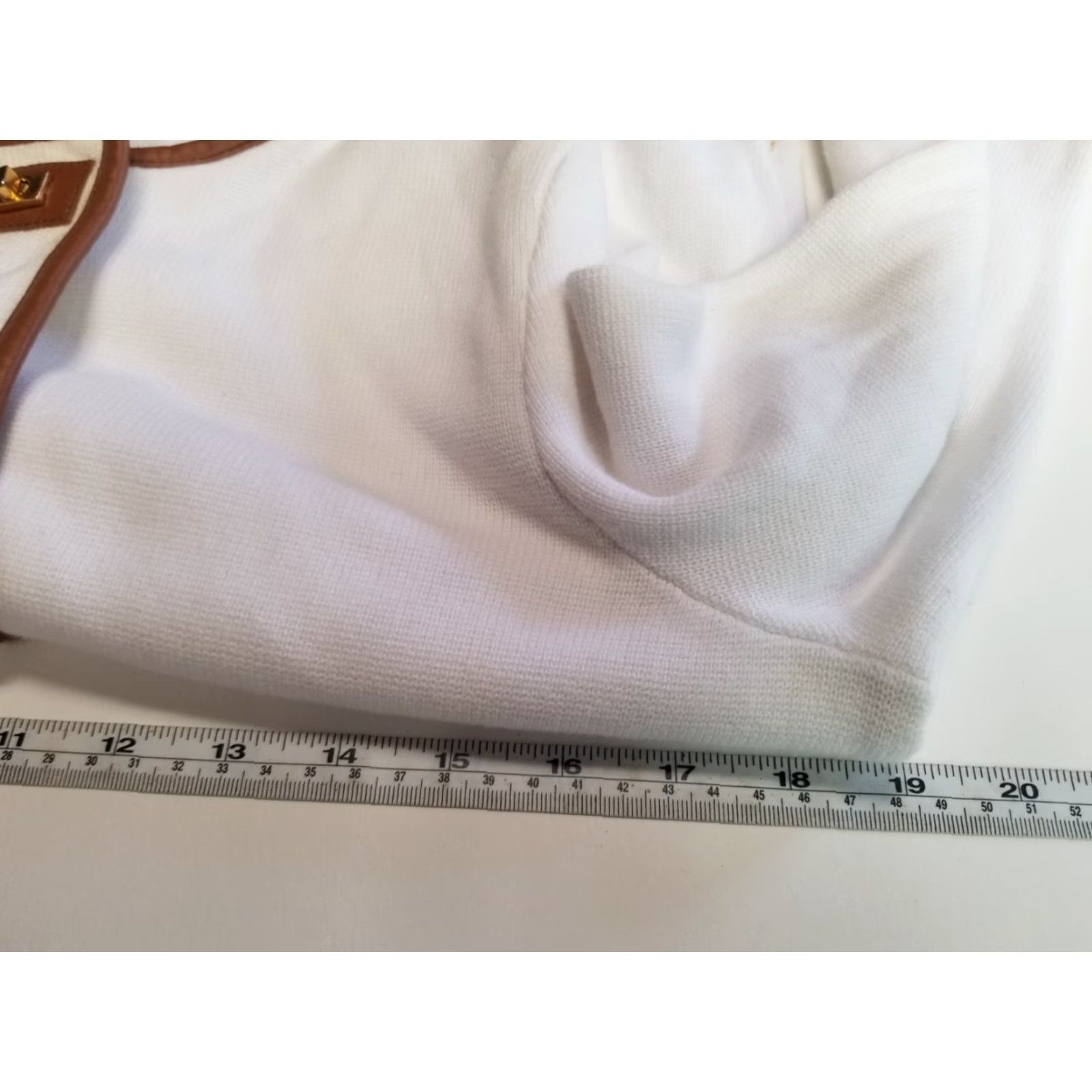 Ralph Lauren Ralph Lauren Blazer Jacket Women PM Petite White Solid Cotton 3/4 Sleeve Button Stains Basic Jacket Size M / US 6-8 / IT 42-44 - 4 Thumbnail