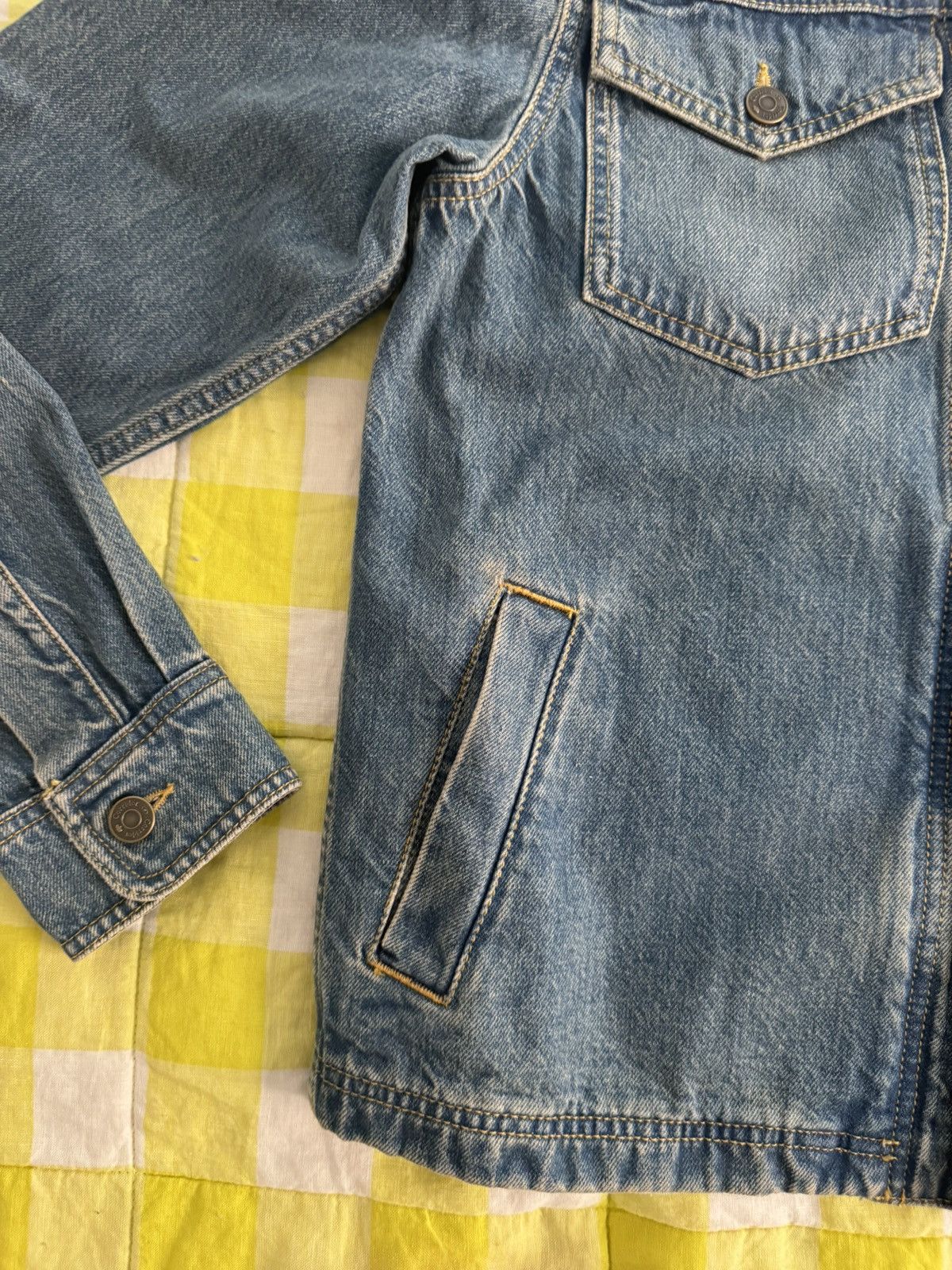 Corridor Corridor - Made in Italy Organic Cotton Denim Jacket XS NWT Size US XS / EU 42 / 0 - 15 Thumbnail