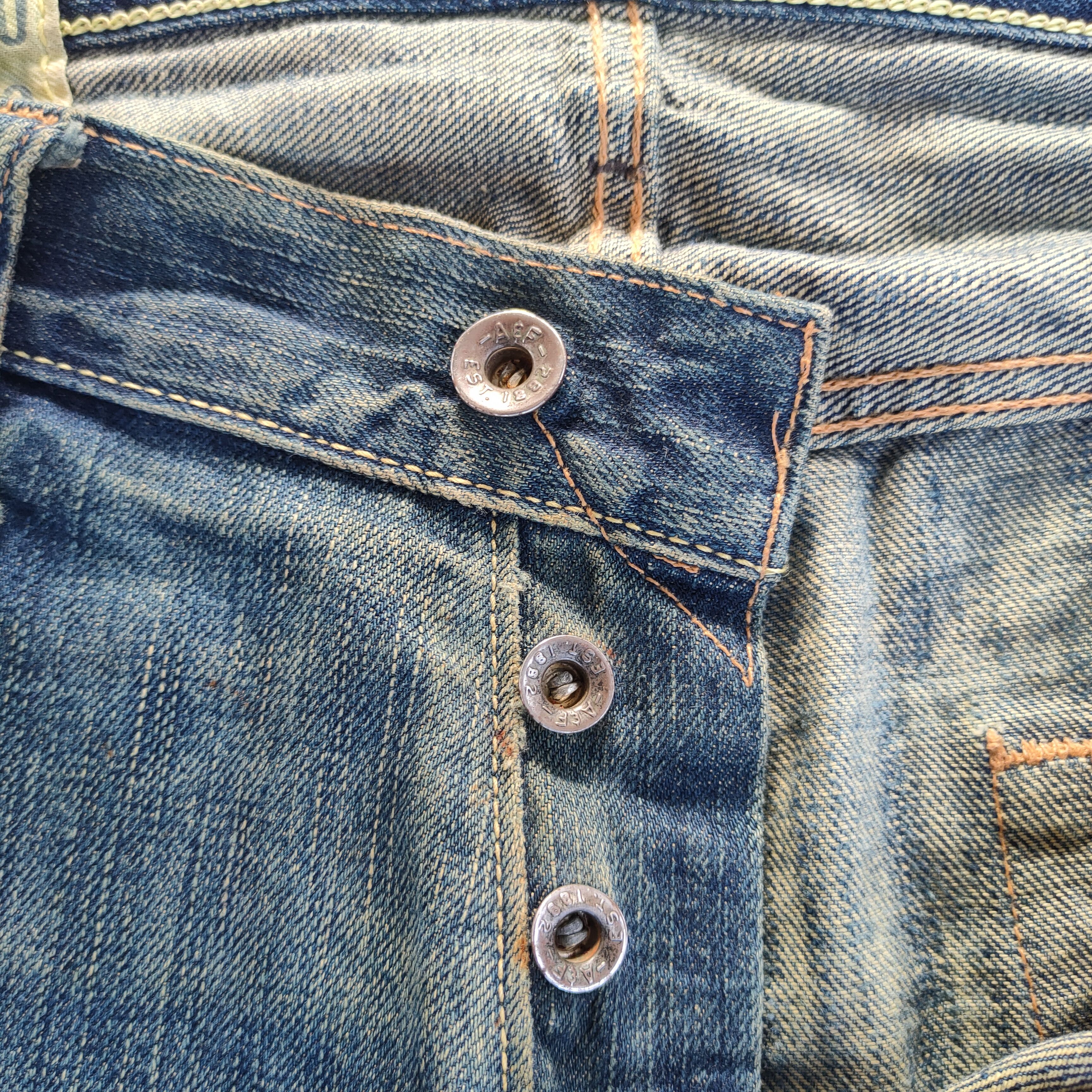 Abercrombie & Fitch VINTAGE ABERCROMBIE FLARE RUSTY FADED JEANS DENIM PANTS Size US 34 / EU 50 - 8 Thumbnail