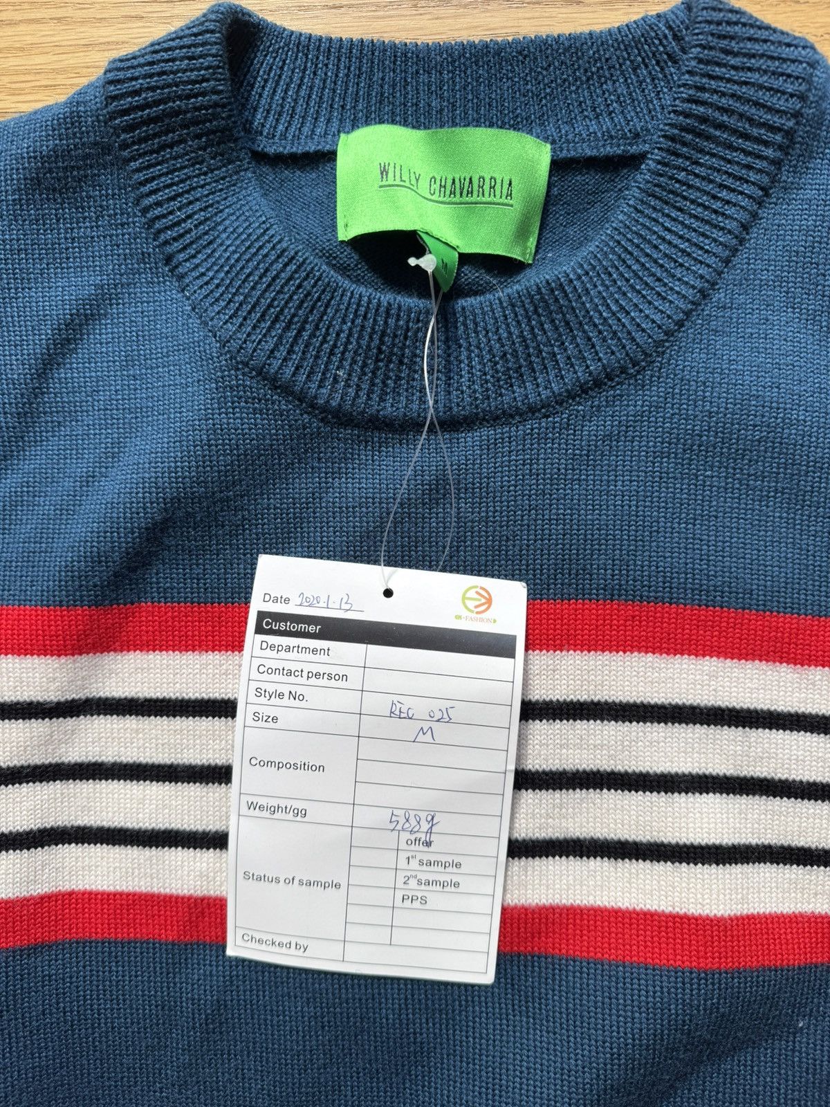 Willy Chavarria Willy Chavarria - Merino Wool - Sample Sweater Size US M / EU 48-50 / 2 - 3 Thumbnail