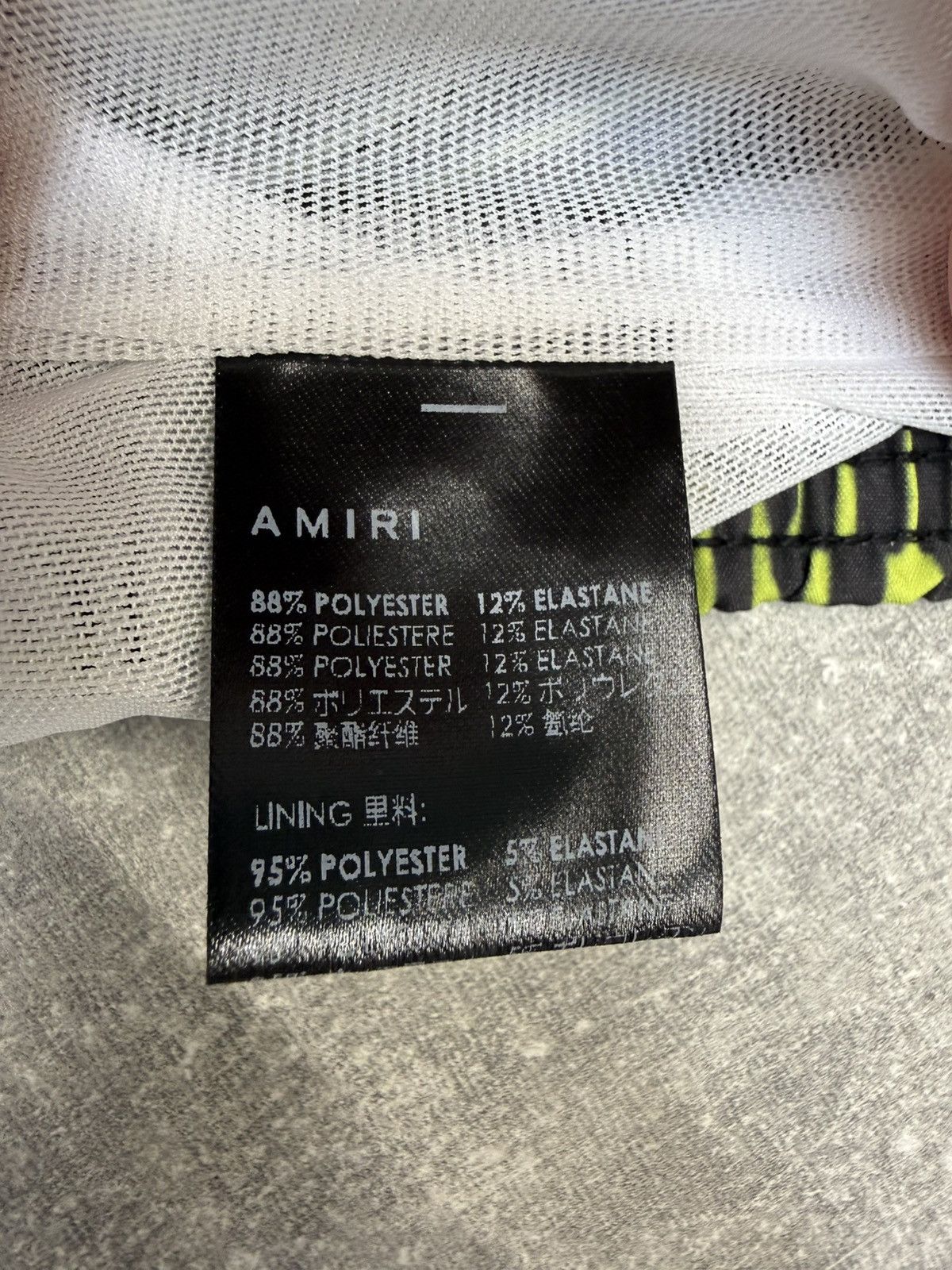 Amiri All Over Logo Swim Shorts Lime. BNWT. Size S. RRP £390 Size US 30 / EU 46 - 7 Thumbnail