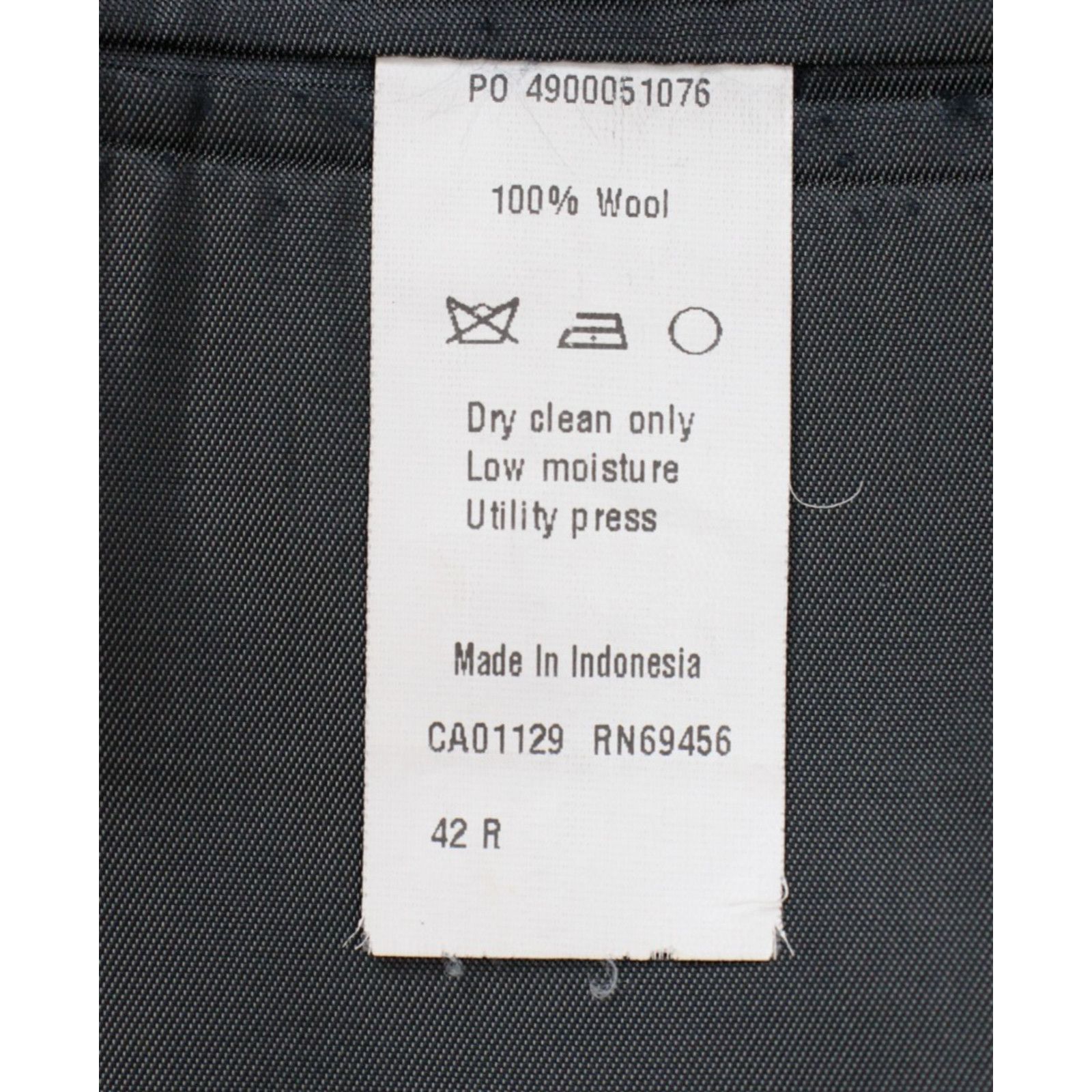Calvin Klein Calvin Klein Suit Mens 42R Gray 100% Wool 2 Piece Set Size 42R - 6 Thumbnail