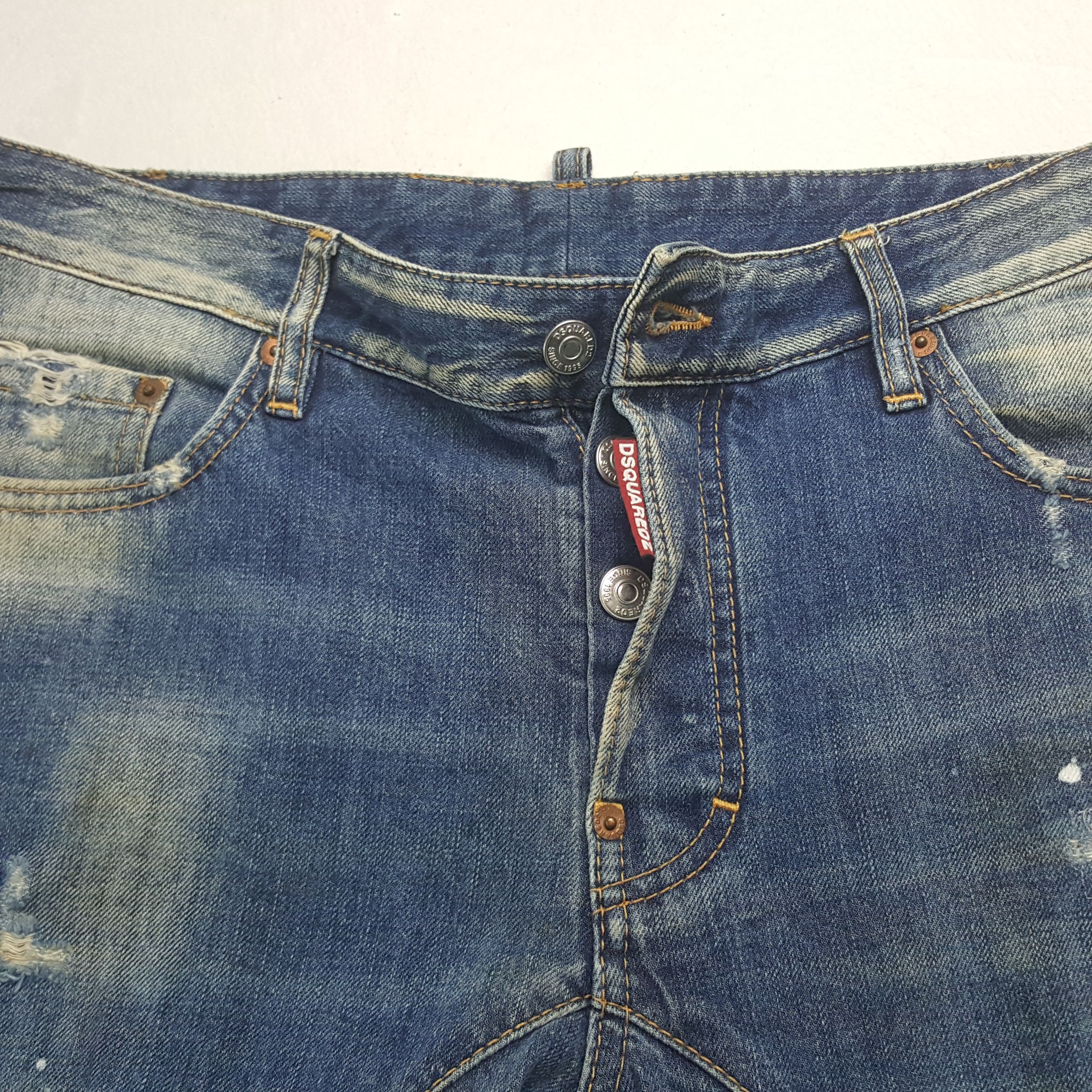 Dsquared2 Vintage Dsquared2 Italy Denim Jeans Size US 32 / EU 48 - 12 Thumbnail