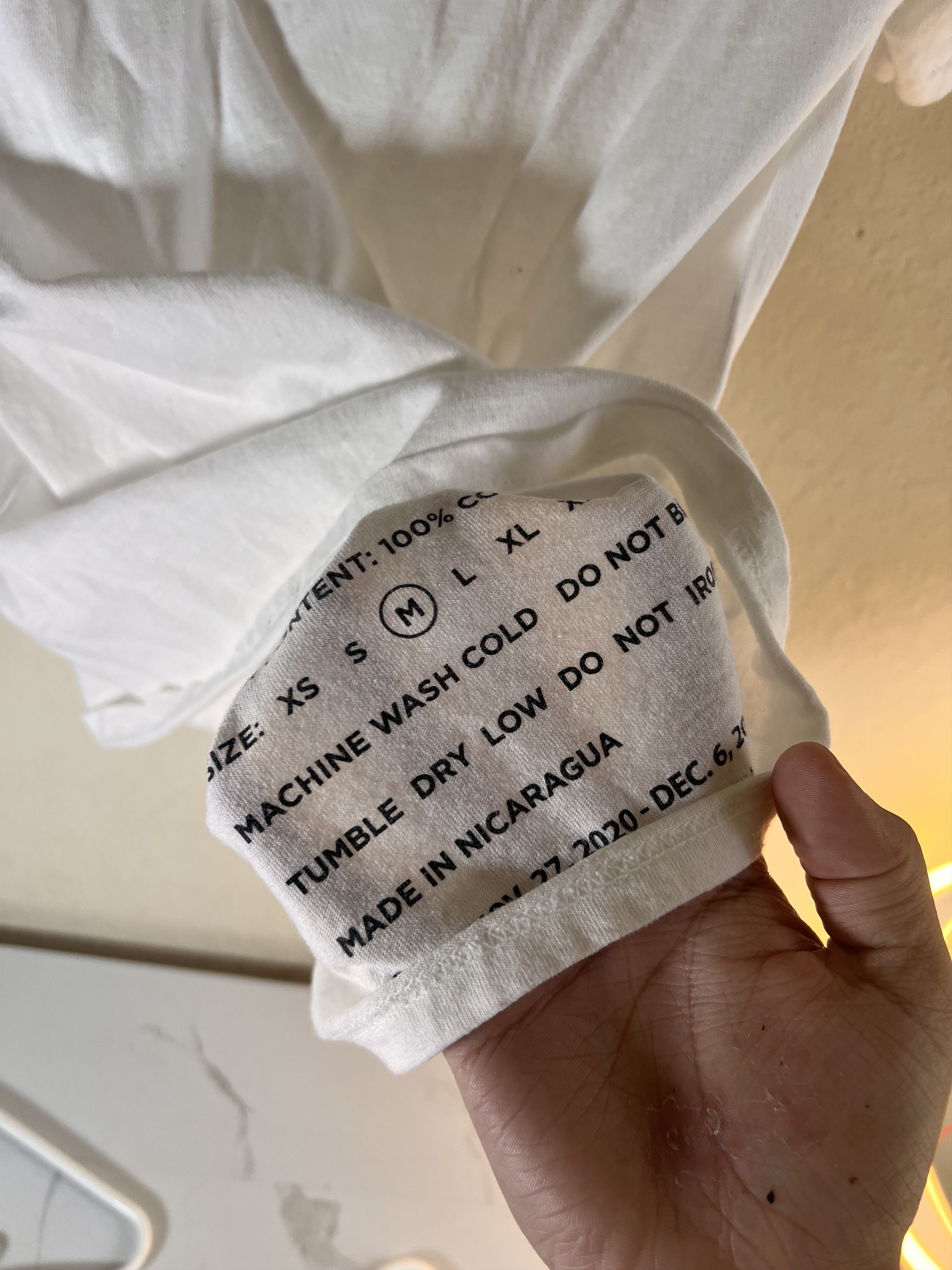 Heron Preston Heron Preston White Tee I saw that Size US M / EU 48-50 / 2 - 4 Thumbnail