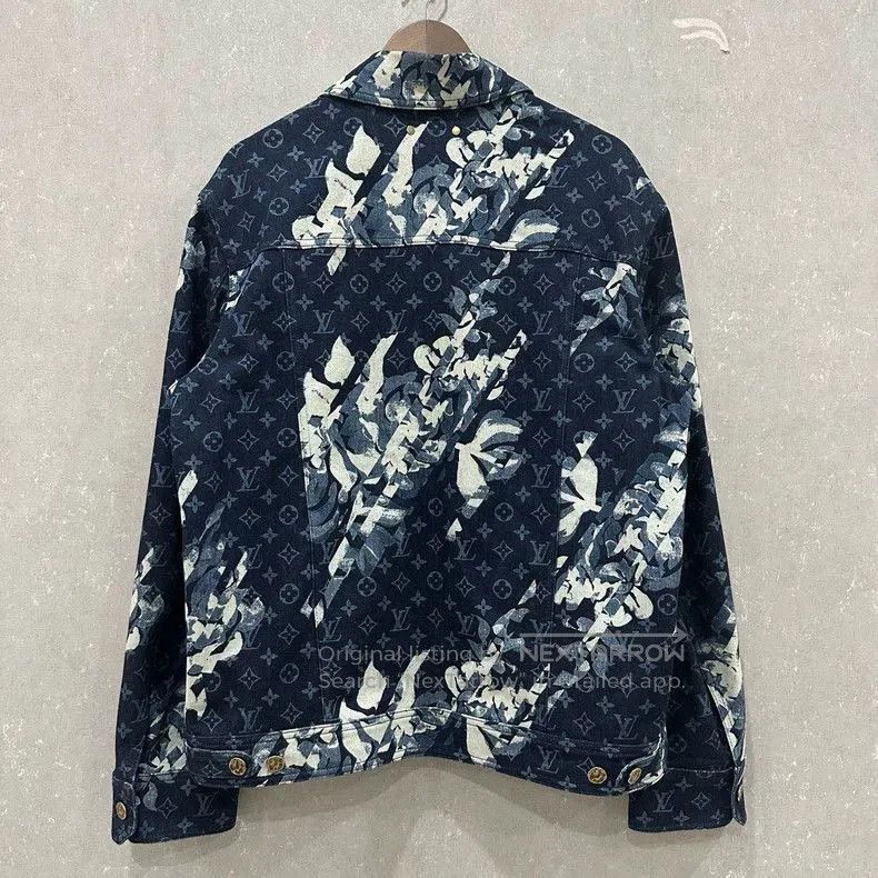Louis Vuitton Louis Vuitton Tie-Dye Monogram Denim Jacket. Size US XL / EU 56 / 4 - 2 Thumbnail