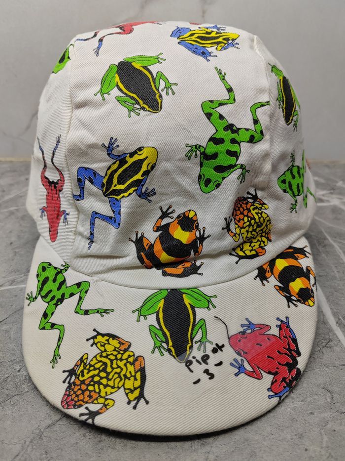 Vintage Vintage Dan Gilbert , Frog Art Multicolour Cap Hat Size ONE SIZE - 2 Thumbnail