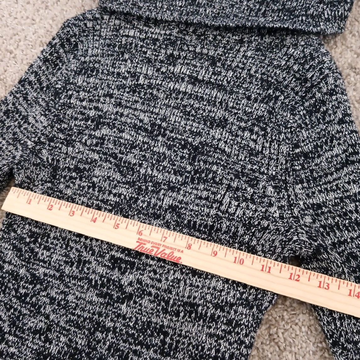 Vintage The Limited Sweater Womens Medium Black Heather Turtleneck Long Sleeve Cotton Pullover Knit M Regular Women Size M / US 6-8 / IT 42-44 - 6 Thumbnail