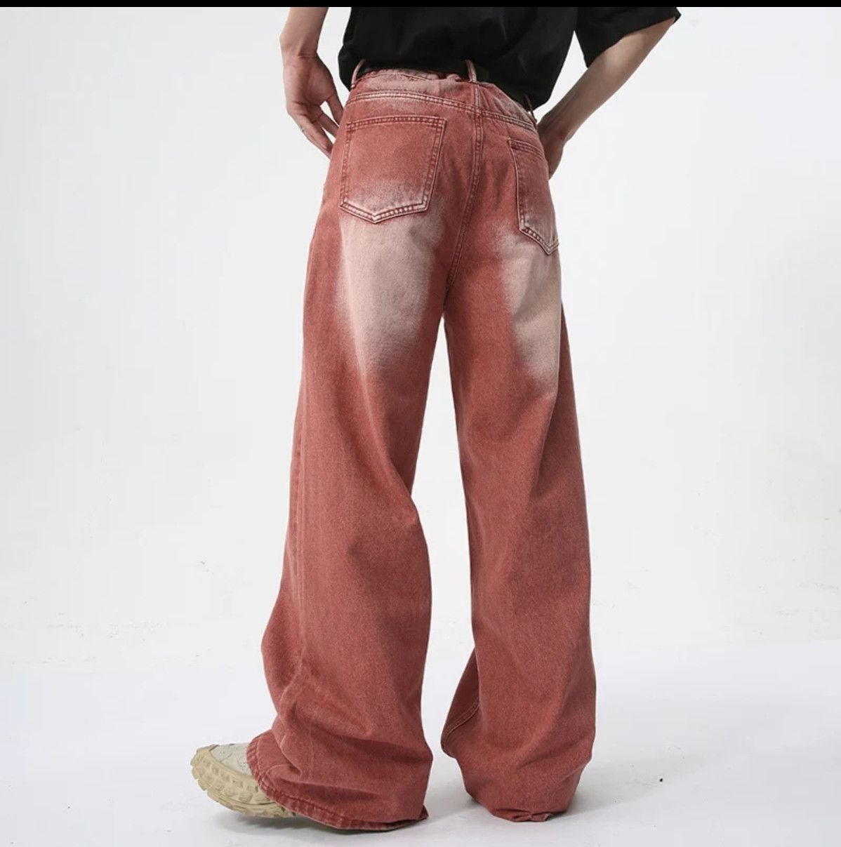 Jean Trendy Washed Jeans Size US 28 / EU 44 - 4 Thumbnail
