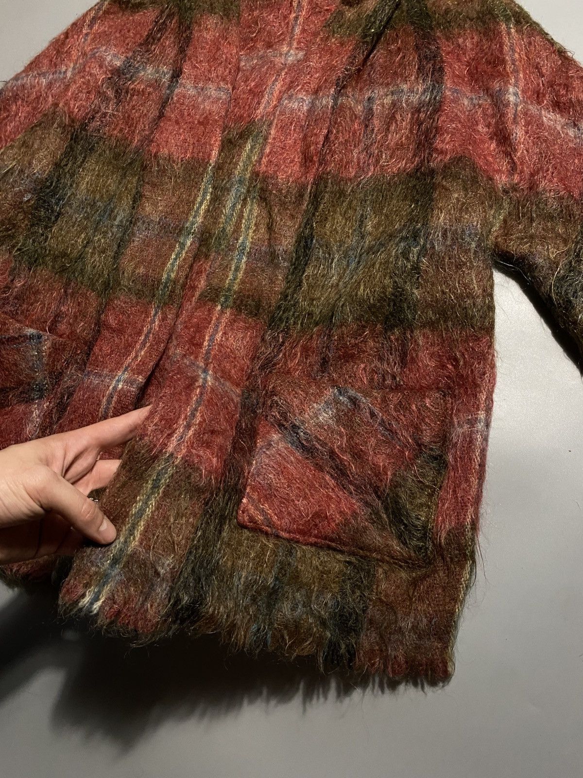 Vintage Andrew Stewart 1960s very rare MOHAIR coat vintage Size M / US 6-8 / IT 42-44 - 4 Thumbnail