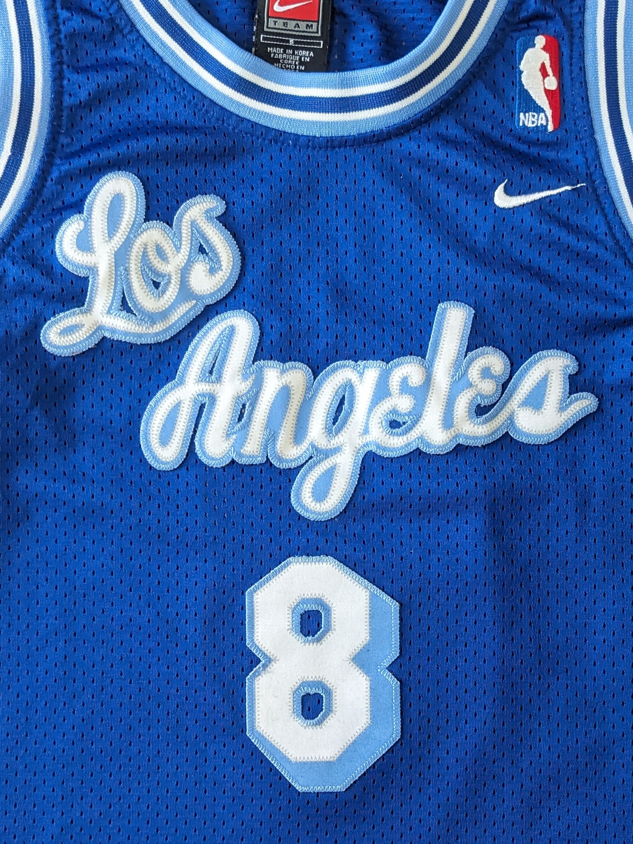 Nike Kobe Bryant no. 8 Royal Los Angeles Lakers jersey