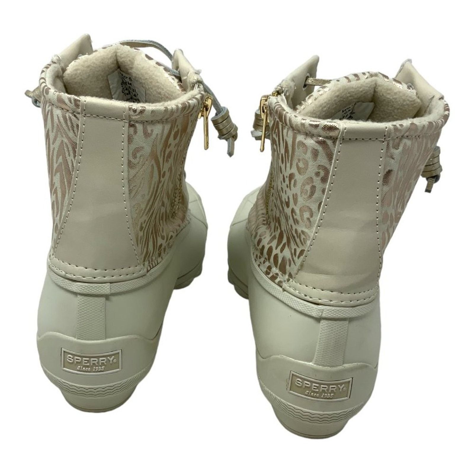 Sperry Sperry Saltwater Metallic Jacquard Duck Boot 10 NWT $110 MSP Size US 10 / IT 40 - 6 Thumbnail