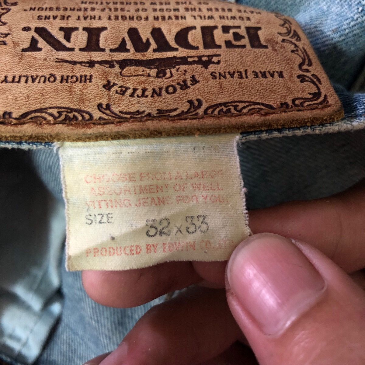 Edwin Vintage Edwin Distressed Denim Jeans Size US 32 / EU 48 - 13 Thumbnail