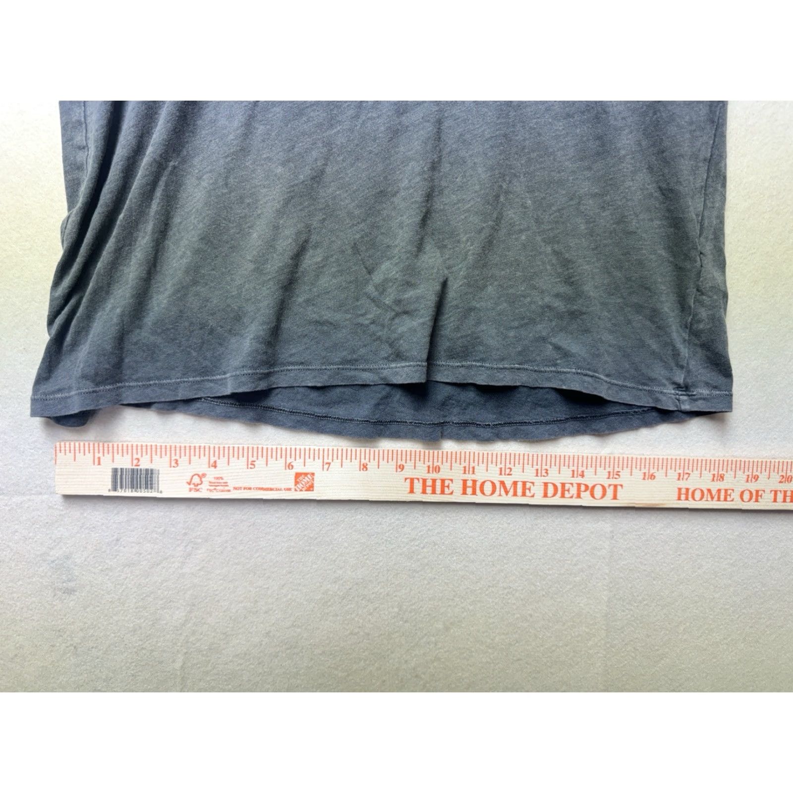 Allsaints ALLSAINTS Cropped T-Shirt Womens Size S Gray Cotton Blend Short Sleeve Round Neck Size S / US 4 / IT 40 - 6 Thumbnail
