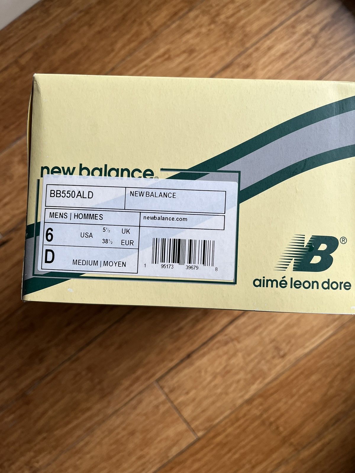 Aime Leon Dore × New Balance US 6 OG ALD 550 white green Size US 6 / EU 39 - 10 Thumbnail