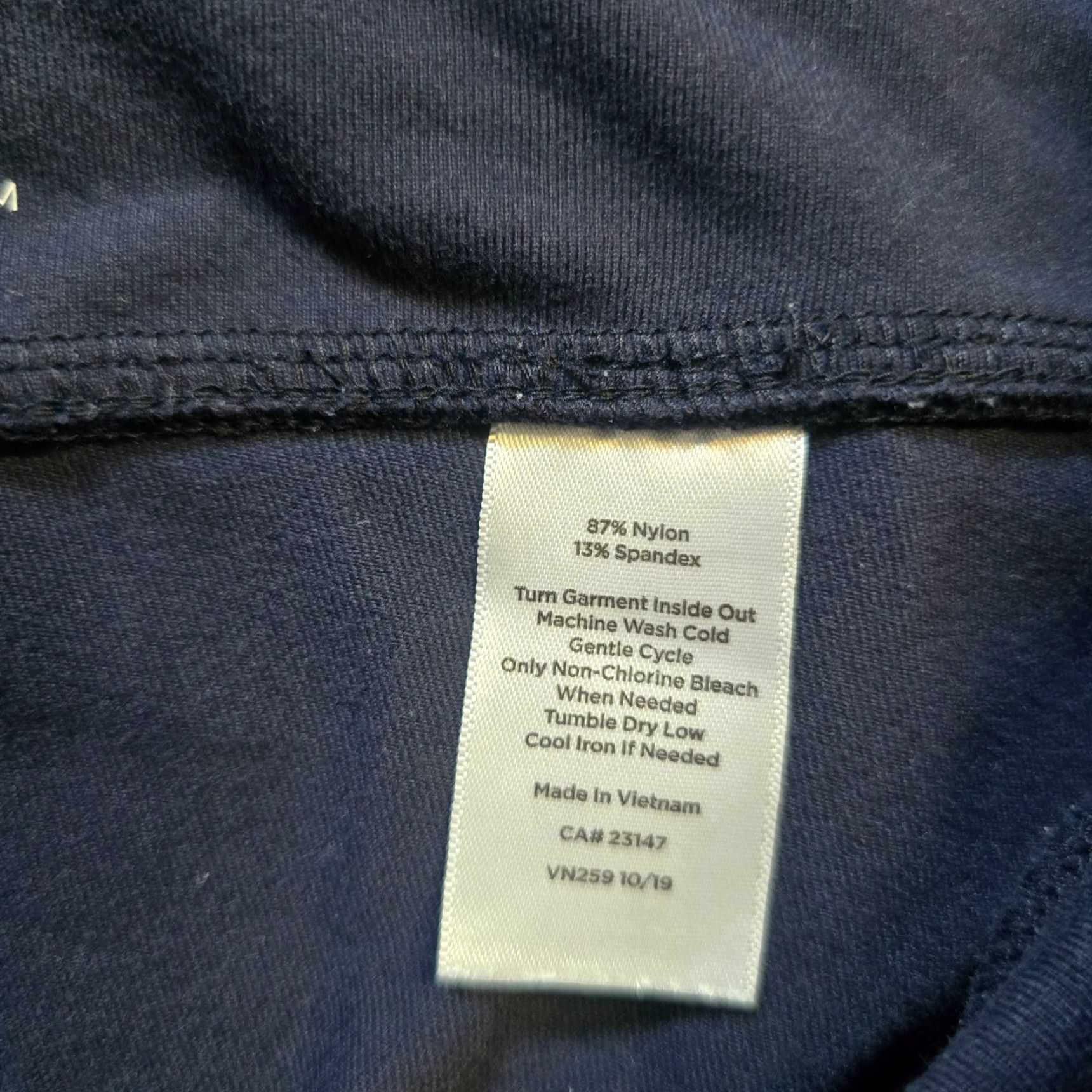 Talbots Talbots Pants Womens Medium Blue Tapered Cropped Sweatpants Casual Comfort Knit Cotton Spandex Logo Flat Front Vintage No N/A Size 32" / US 10 / IT 46 - 5 Thumbnail