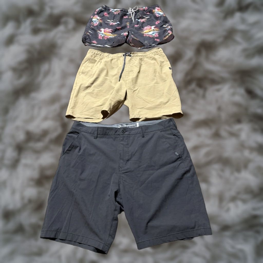 Rip Curl RIP CURL Shorts Mens 36 Blue Boardwalk Mirage Chino Breathable Quick Dry Pockets Logo 90s Beach Surfing Casual Size US 36 / EU 52 - 1 Thumbnail