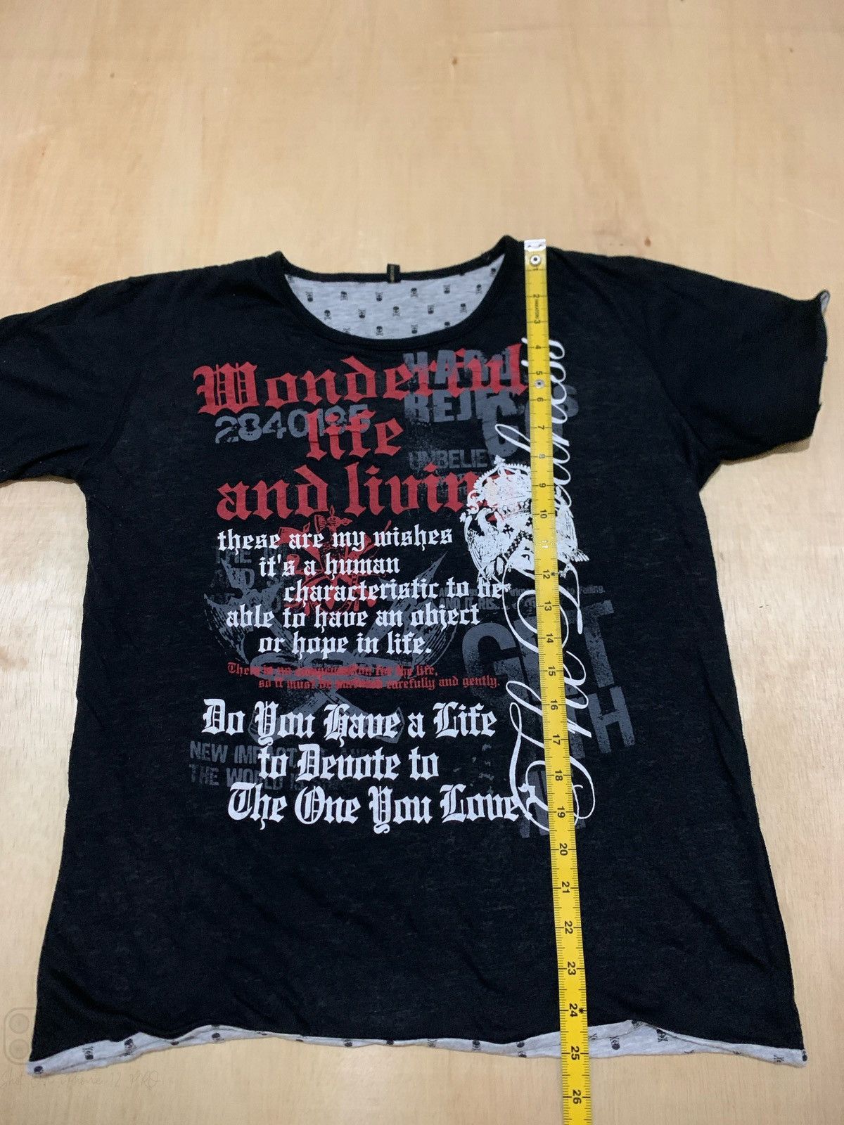 Hysteric Glamour × If Six Was Nine × Japanese Brand Dangerous Warning Ifsixwasnine Punk style Tshirt Size US M / EU 48-50 / 2 - 12 Thumbnail