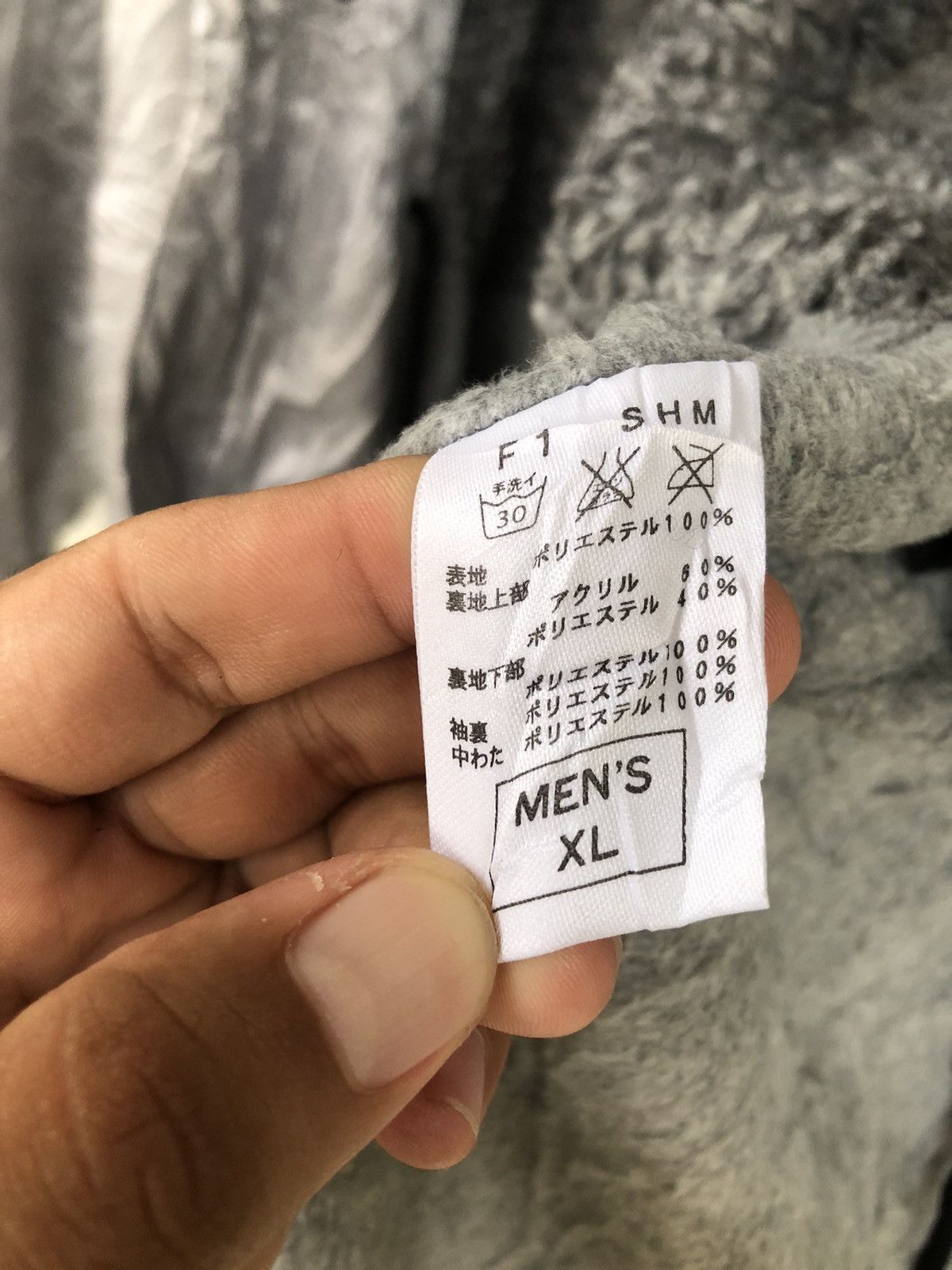 Nike × Vintage Vintage Nike Silver Long Coat Fleece Jacket Size US XL / EU 56 / 4 - 23 Thumbnail