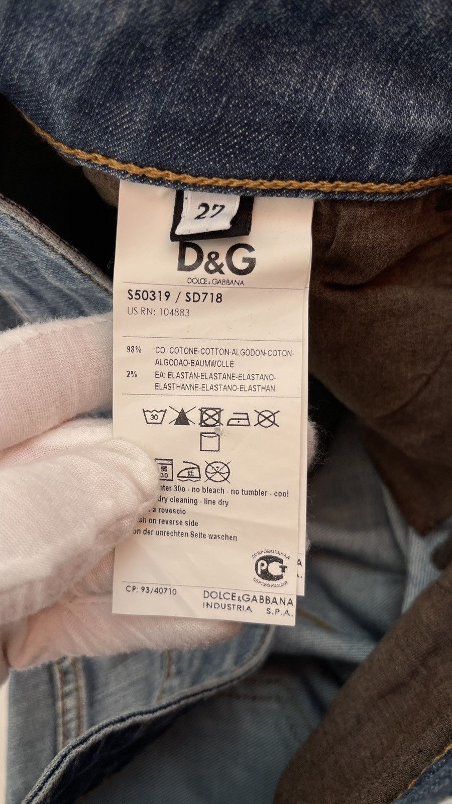 Dolce & Gabbana Vintage Dolce Gabbana Jeans Size 27" / US 4 / IT 40 - 9 Thumbnail