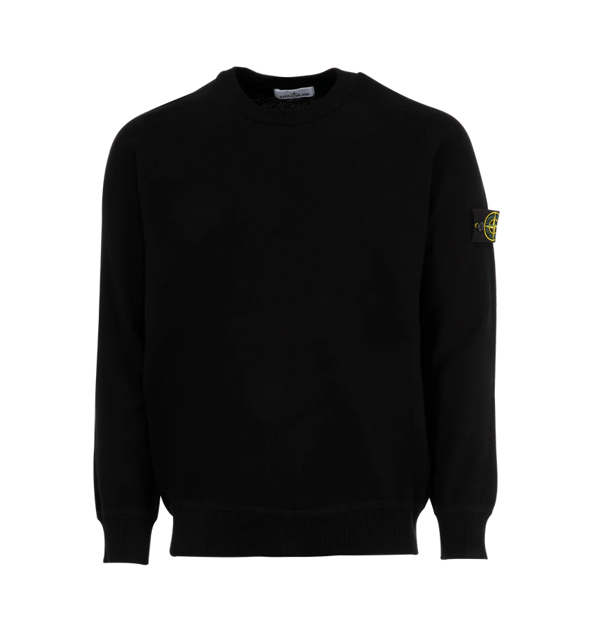 Stone Island o1h1sh10525 Crew Neck Jumper in Black Size US L / EU 52-54 / 3 - 1 Thumbnail