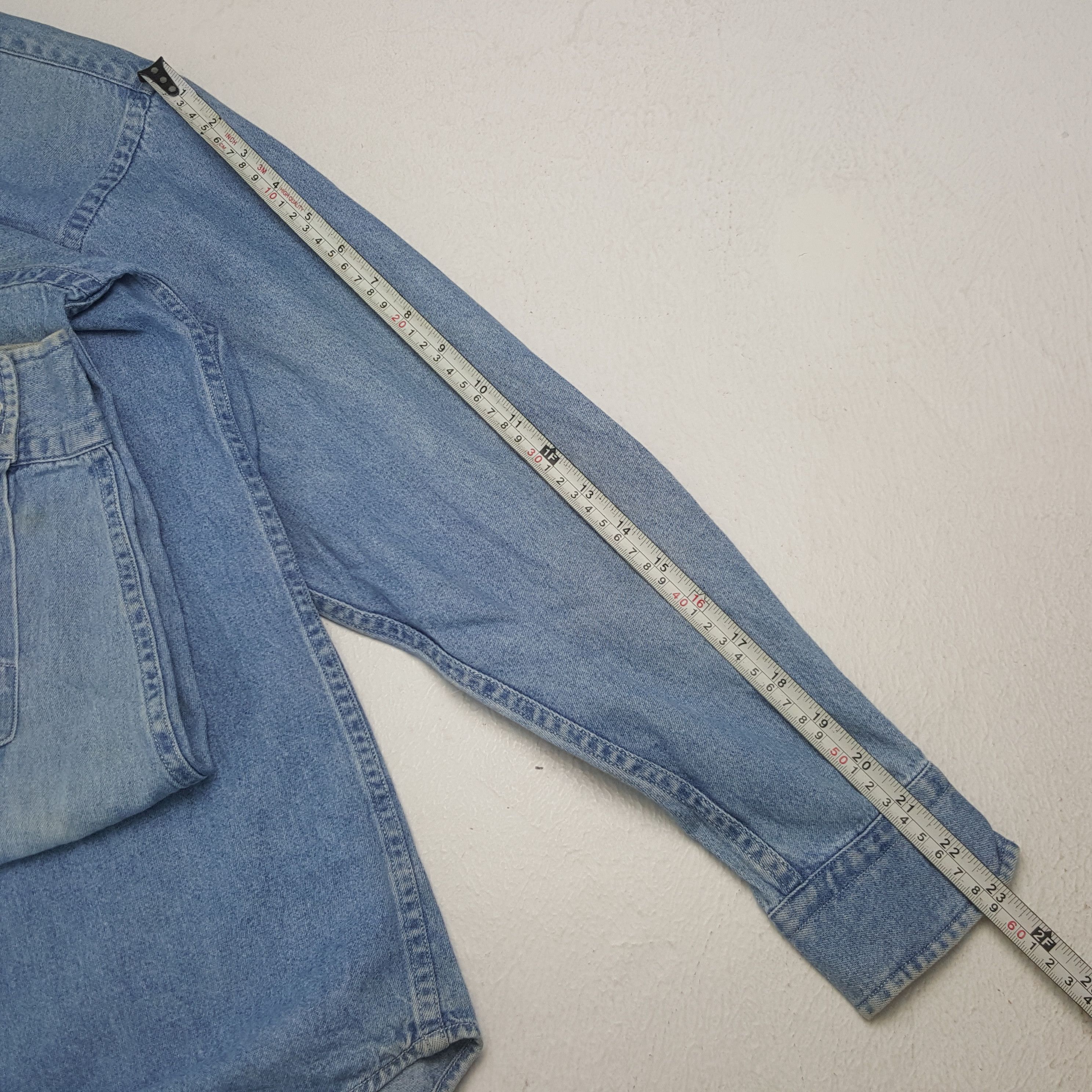 Polo Ralph Lauren × Vintage Vintage Polo Ralph Lauren American Denim Shirt C285N35 Size US M / EU 48-50 / 2 - 6 Thumbnail