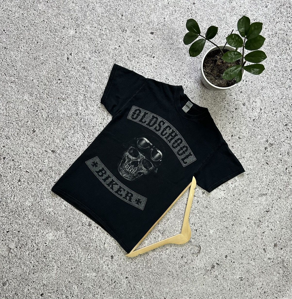 Harley Davidson × Vintage × West Coast Choppers Vintage 90’s Skull Choppers Old Schools Biker T-Shirt Size US M / EU 48-50 / 2 - 1 Thumbnail