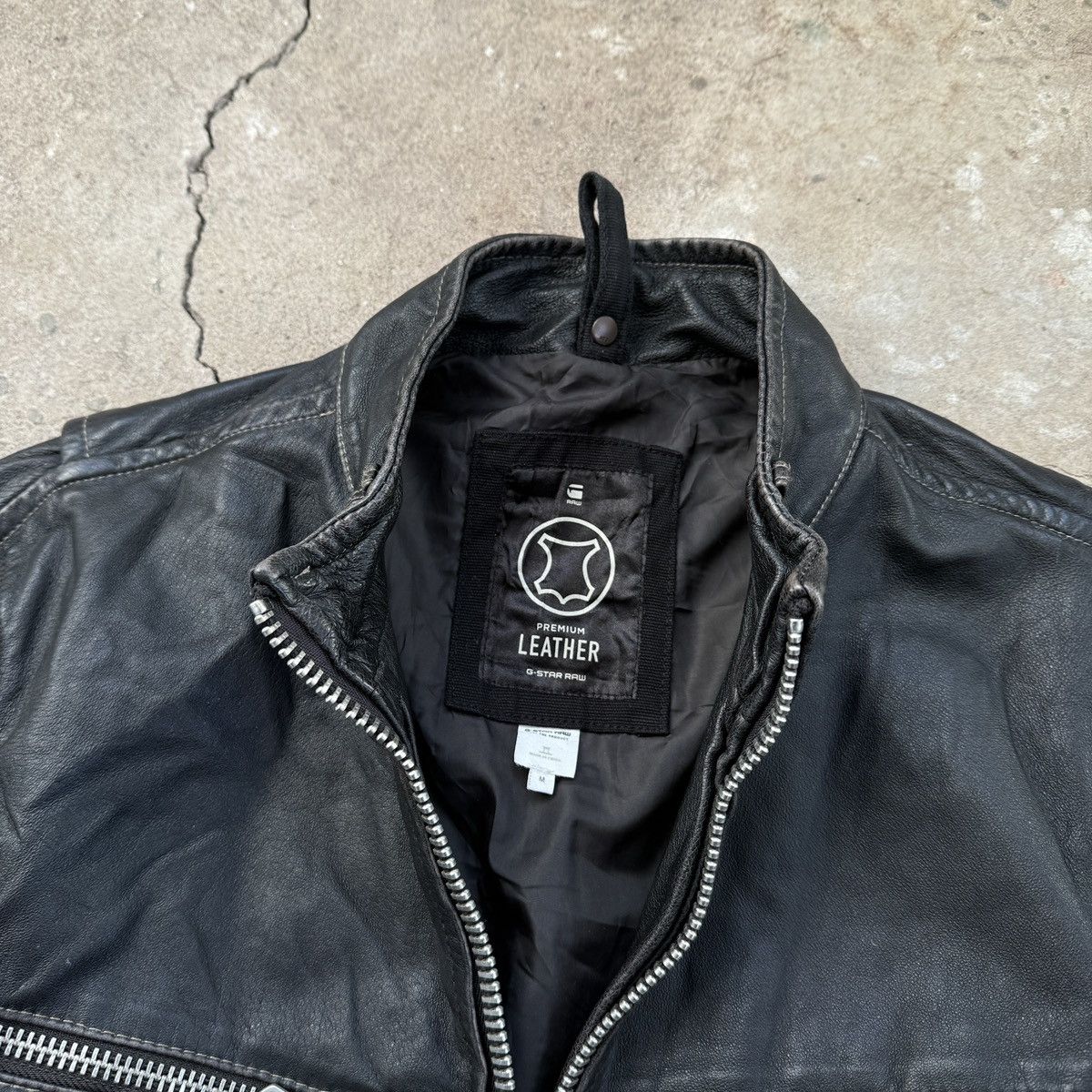 G-Star G-Star Raw Engineered Leather Zip Jacket Size US M / EU 48-50 / 2 - 5 Thumbnail