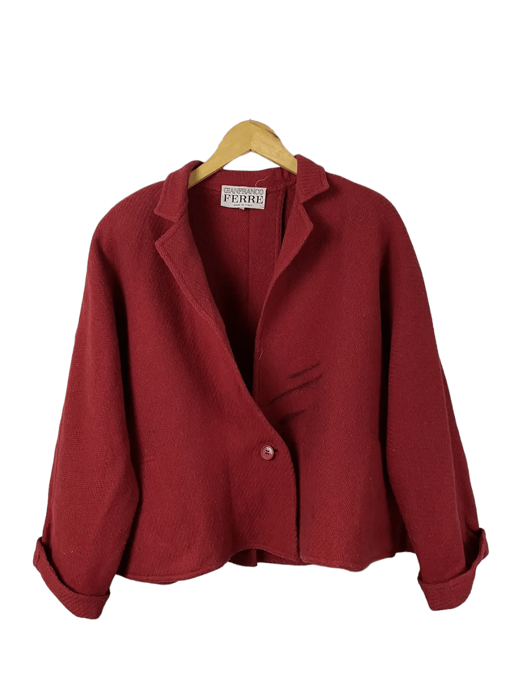 Ferre × Gianfranco Ferre × Japanese Brand Gianfranco Ferre Wool Coat Jacket Size L / US 10 / IT 46 - 2 Thumbnail
