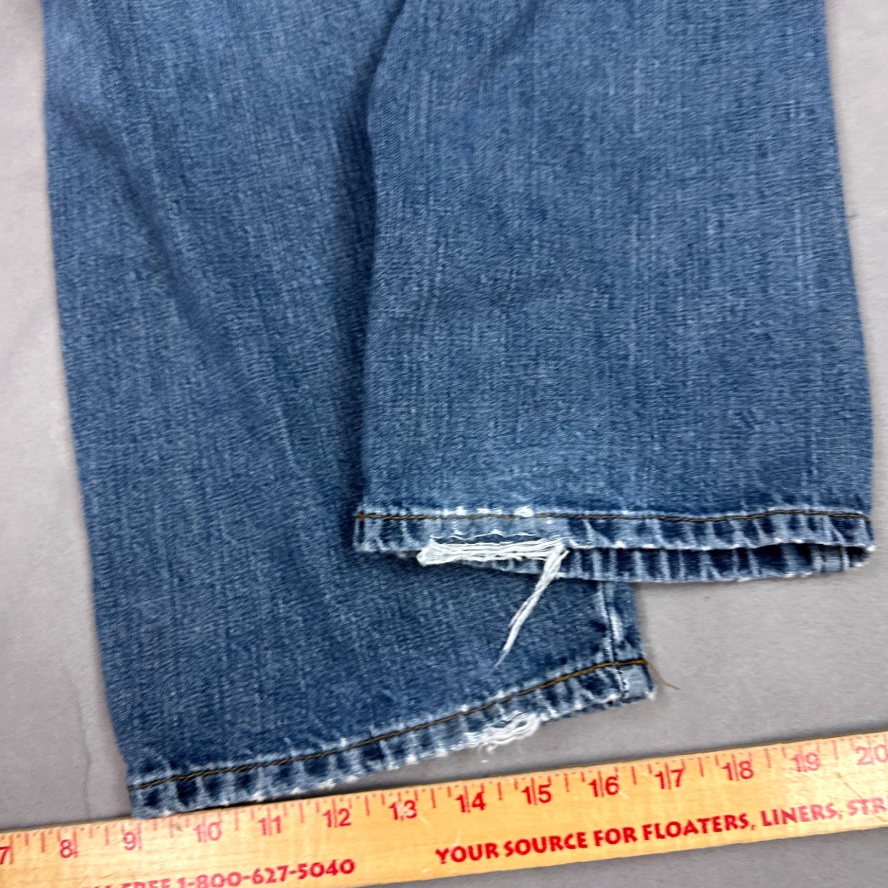 Wrangler Wrangler Jeans Men 38x32 Blue Retro Straight Western Distressed Pant (Tag38x34) Size US 38 / EU 54 - 6 Thumbnail