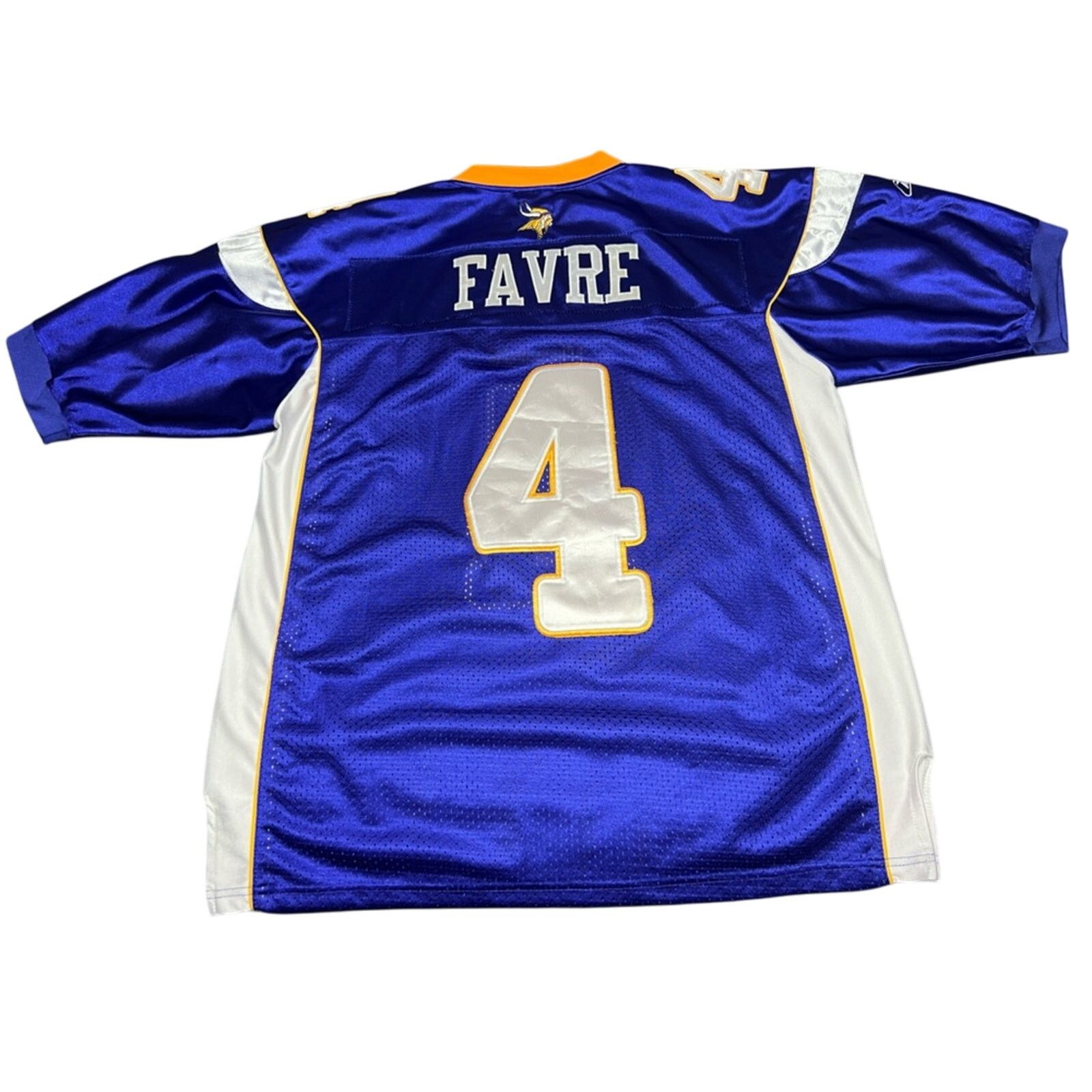 Reebok Vintage Reebok Minnesota Vikings #4 Brett Favre Jersey SZ 50 Size US XL / EU 56 / 4 - 2 Thumbnail