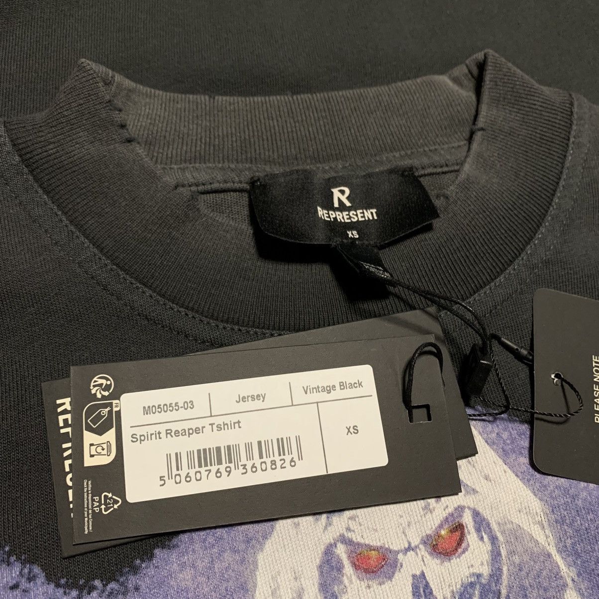 Represent Clo. Represent XS Spirit Reaper Vintage Black Tee Reign In Pain Size US XS / EU 42 / 0 - 4 Thumbnail