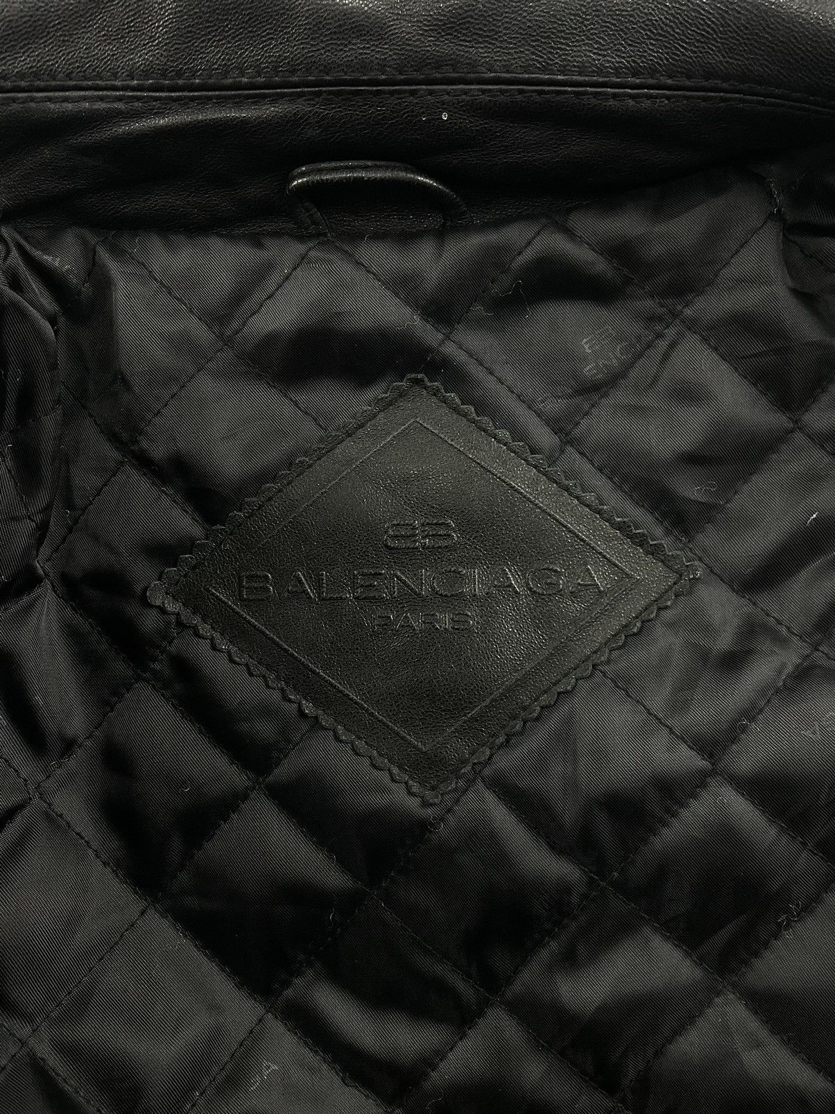 Balenciaga Vintage Balenciaga Leather Jacket Size US XL / EU 56 / 4 - 15 Thumbnail