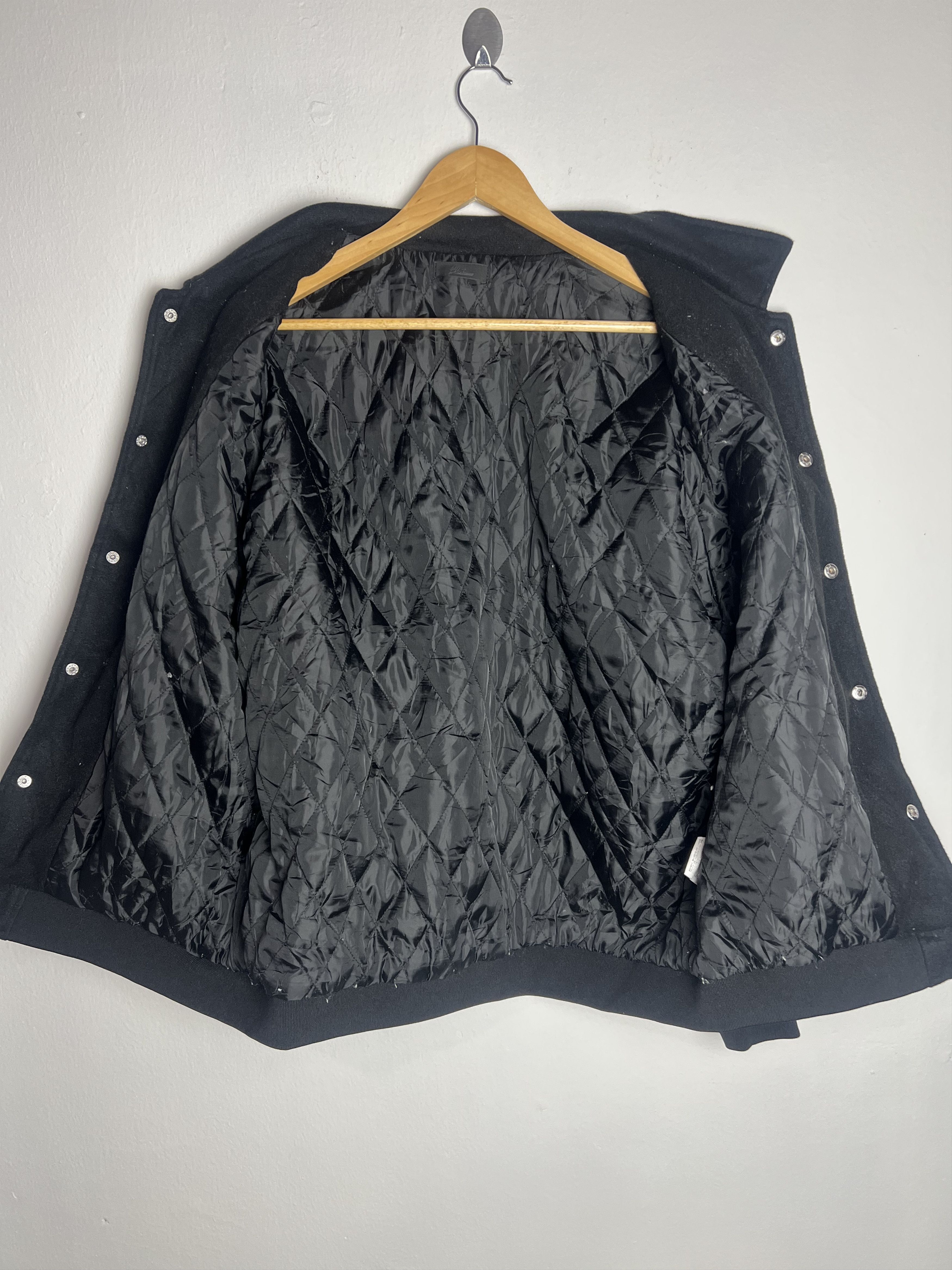 Seditionaries BLACK VARSITY JACKET WITH PATCHES Size US L / EU 52-54 / 3 - 10 Thumbnail
