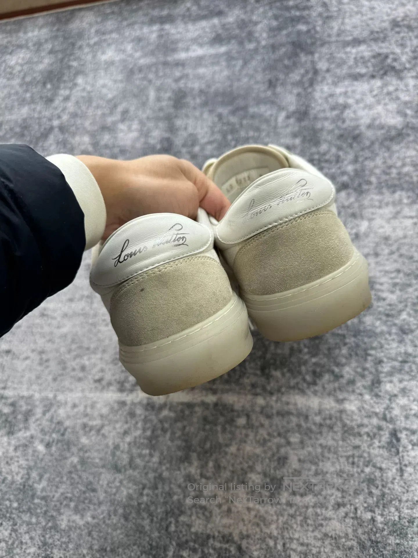 Louis Vuitton Louis Vuitton Ollie Checker Denim Sneakers. Size US 10 / EU 43 - 6 Thumbnail