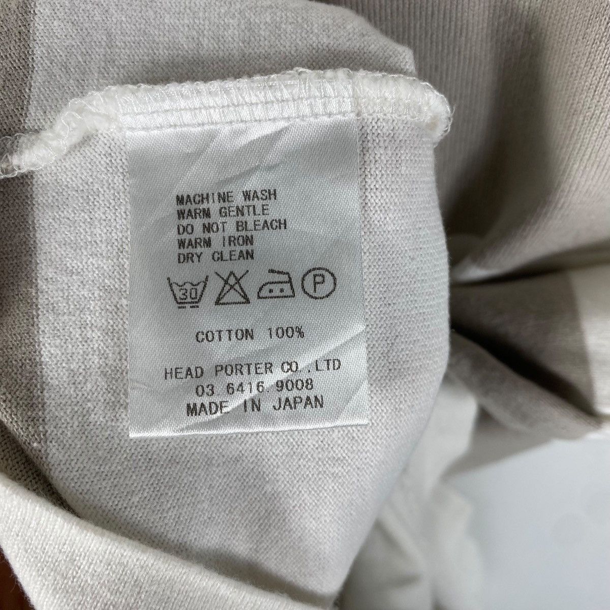 Head Porter Japanese Brand HEAD PORTER PLUS Striped Tee Shirt Small Size Size US S / EU 44-46 / 1 - 6 Thumbnail