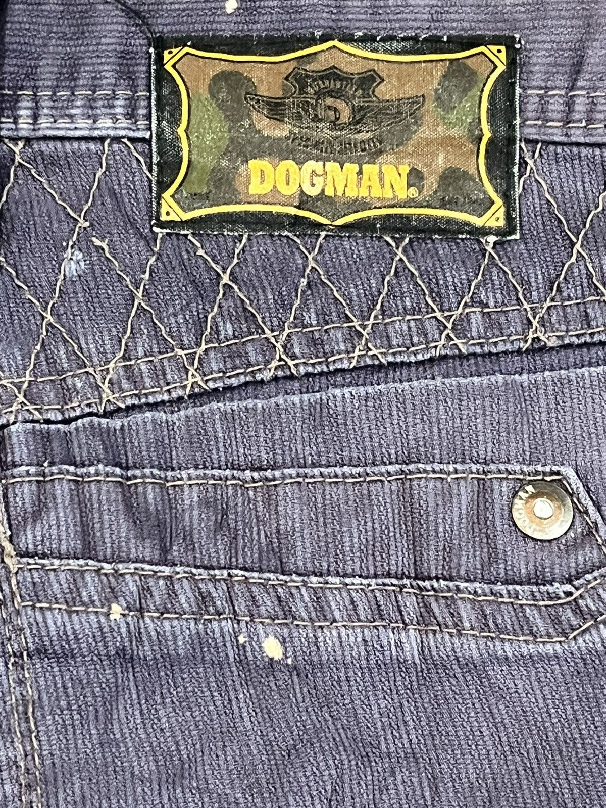 Japanese Brand Vintage Dogman Baggy Cargo Denim Size US 33 - 15 Thumbnail