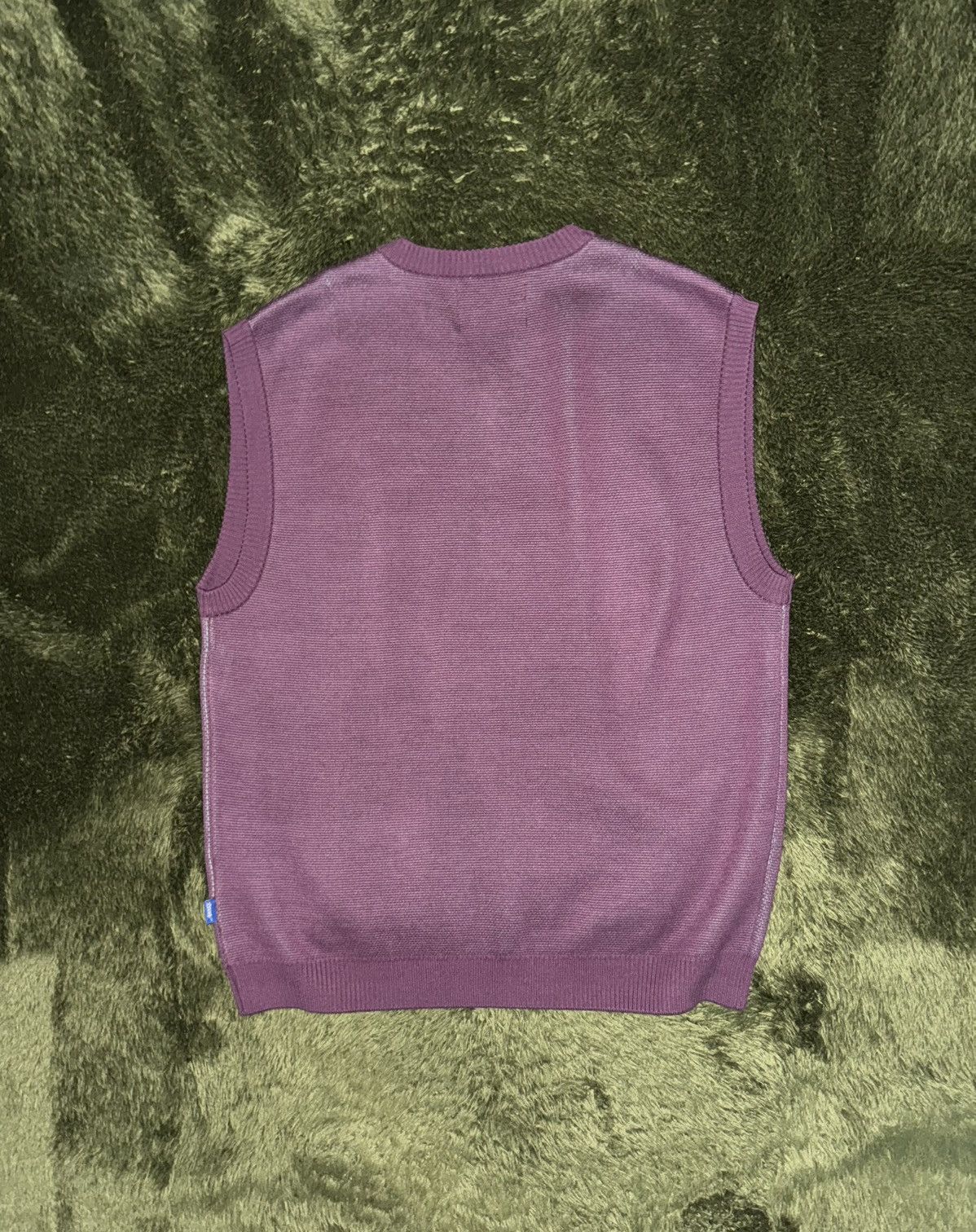 Awake NY [XL] AWAKE NY Floral Embroidery Logo Knit Vest Size US XL / EU 56 / 4 - 8 Thumbnail