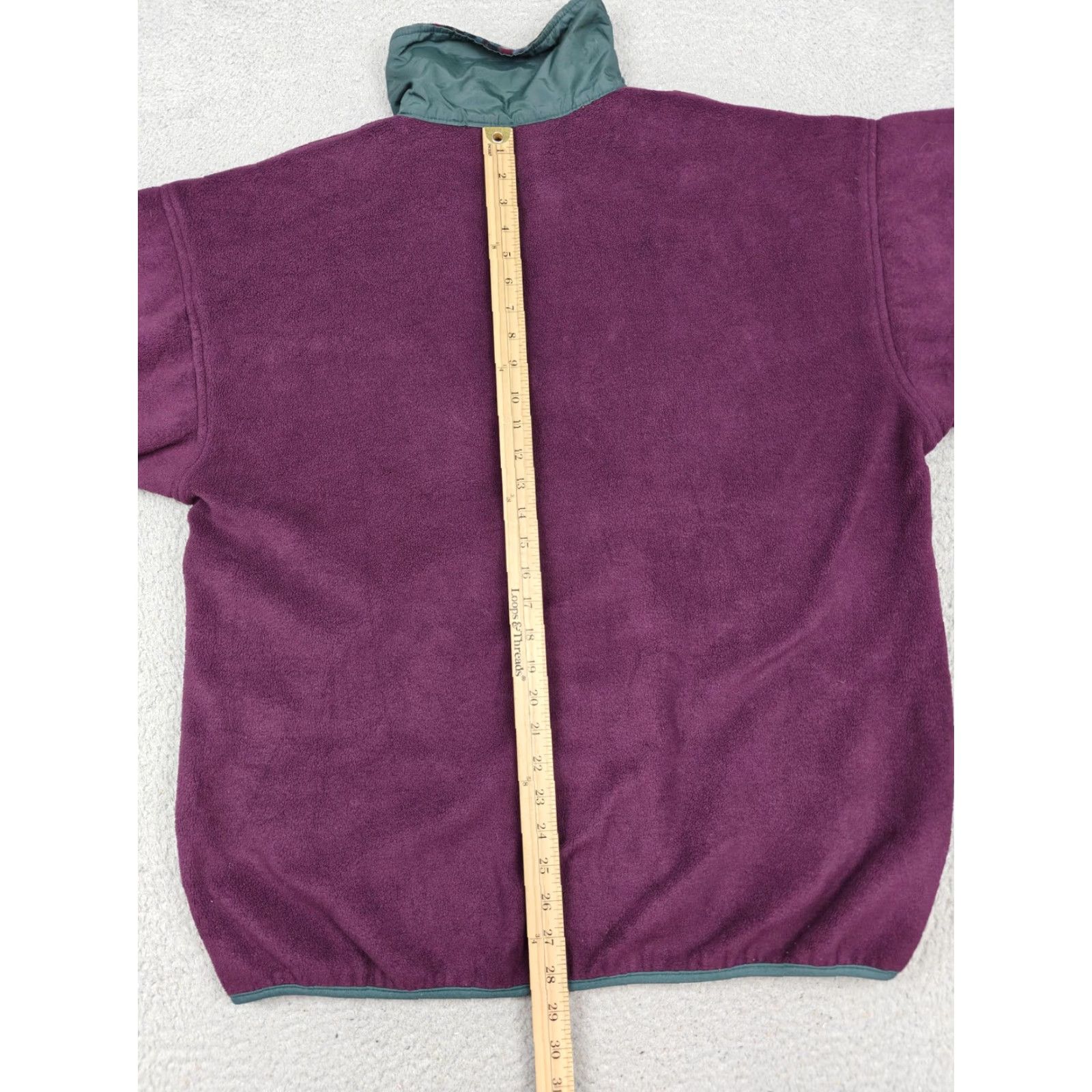 Vintage VINTAGE Columbia Jacket Mens XL Purple Fleece Full Zip Lined Pockets 90s Size US XL / EU 56 / 4 - 3 Thumbnail