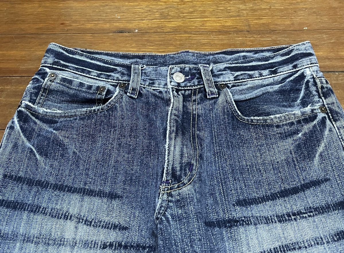 Japanese Brand × Le Grande Bleu (L.G.B.) × Takeo Kikuchi Rare Design Vintage Brand Takeo Kikuchi Jeans 1990s Size US 29 - 3 Thumbnail
