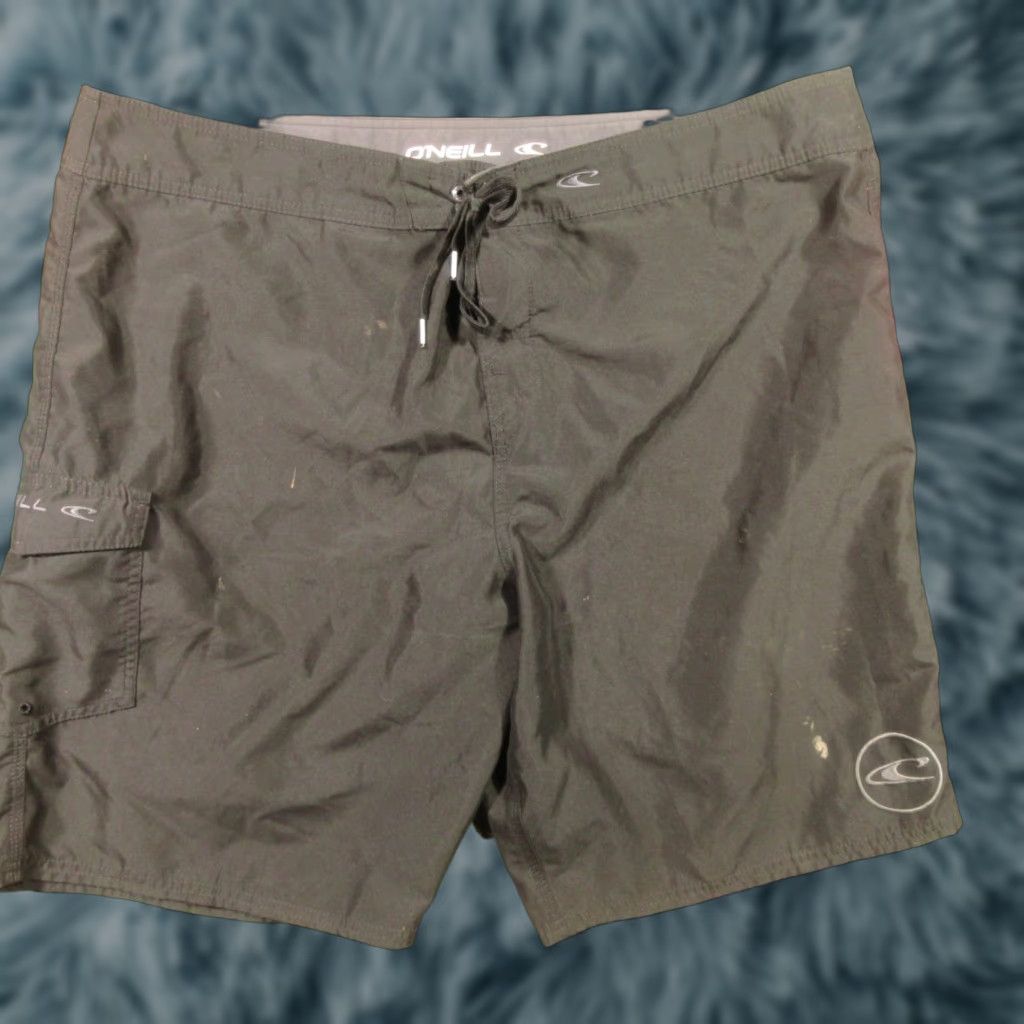 O'Neill O'NEILL Board Shorts Mens 42 Solid Black Lightweight Quick Dry Surf Swim Drawstring Breathable Mens Size US 42 / EU 58 - 1 Thumbnail