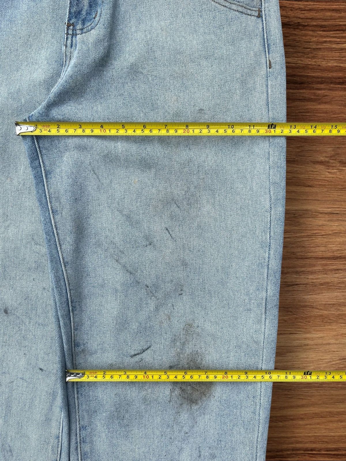 Japanese Brand × Vintage Vintage Japanese Brand High Waist Frayed Leg Baggy Jeans Size US 30 / EU 46 - 12 Thumbnail
