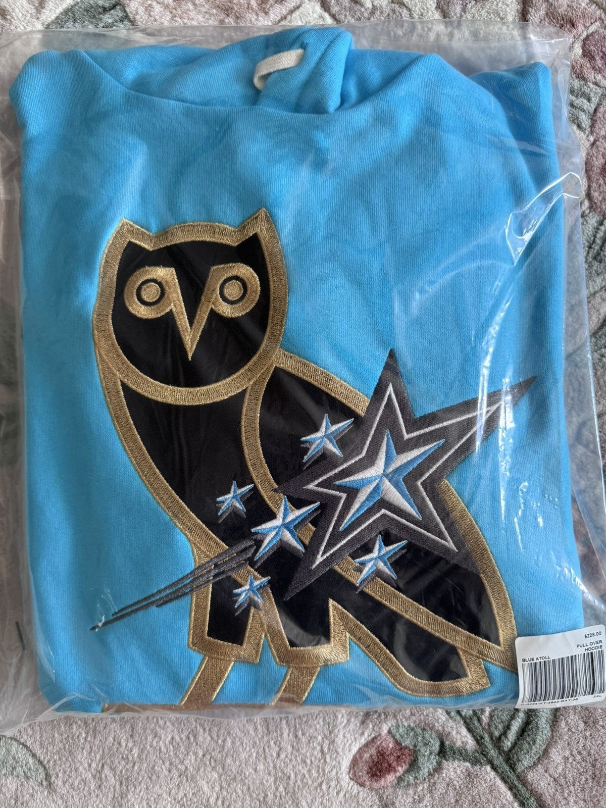 Owl Drake high quality OVO Cropped Hoodie Sz S