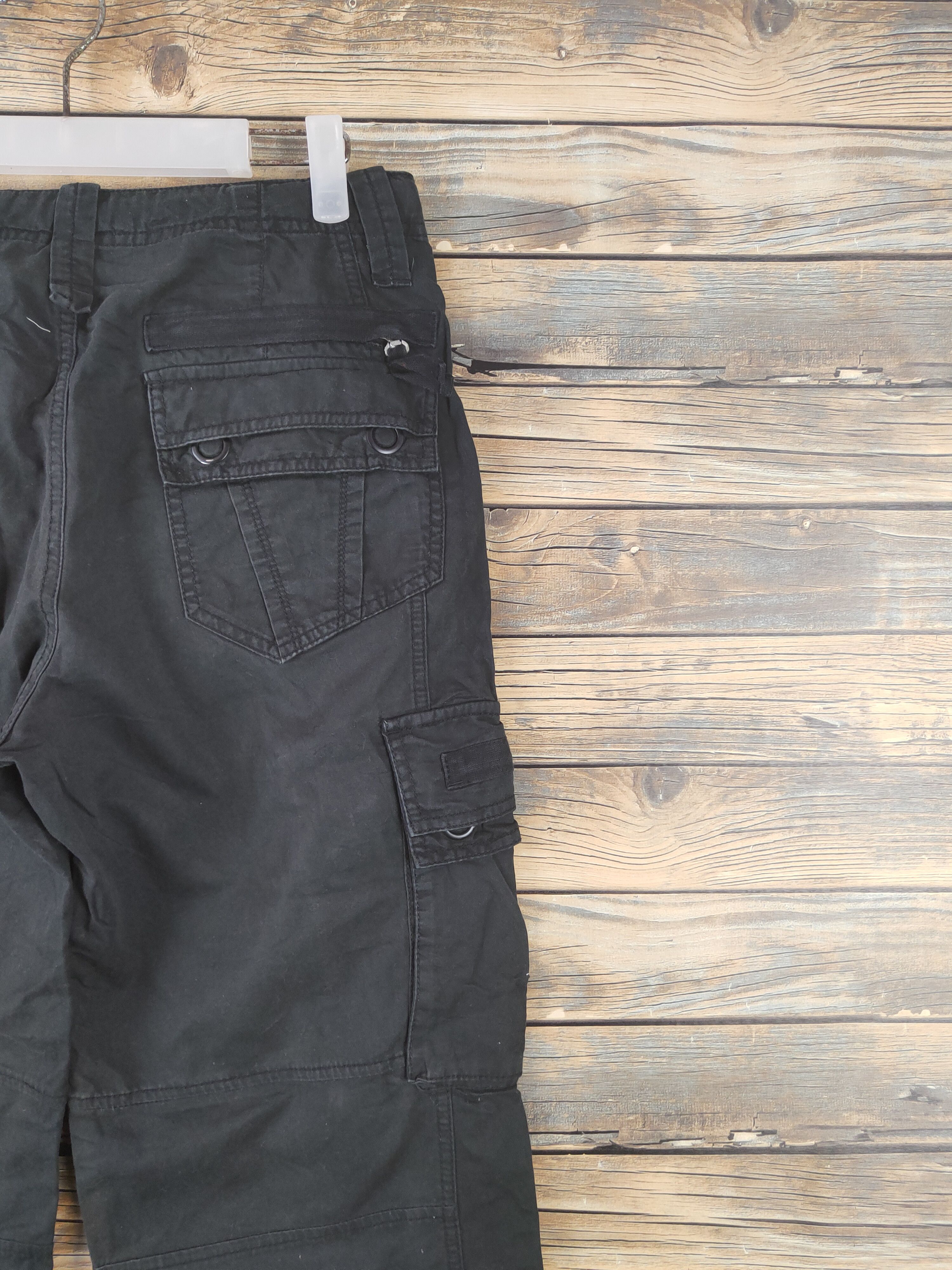 UNIONBAY DLL Unionbay Black Multipocket Tactical Cargo Pants #217 Size US 29 - 10 Thumbnail