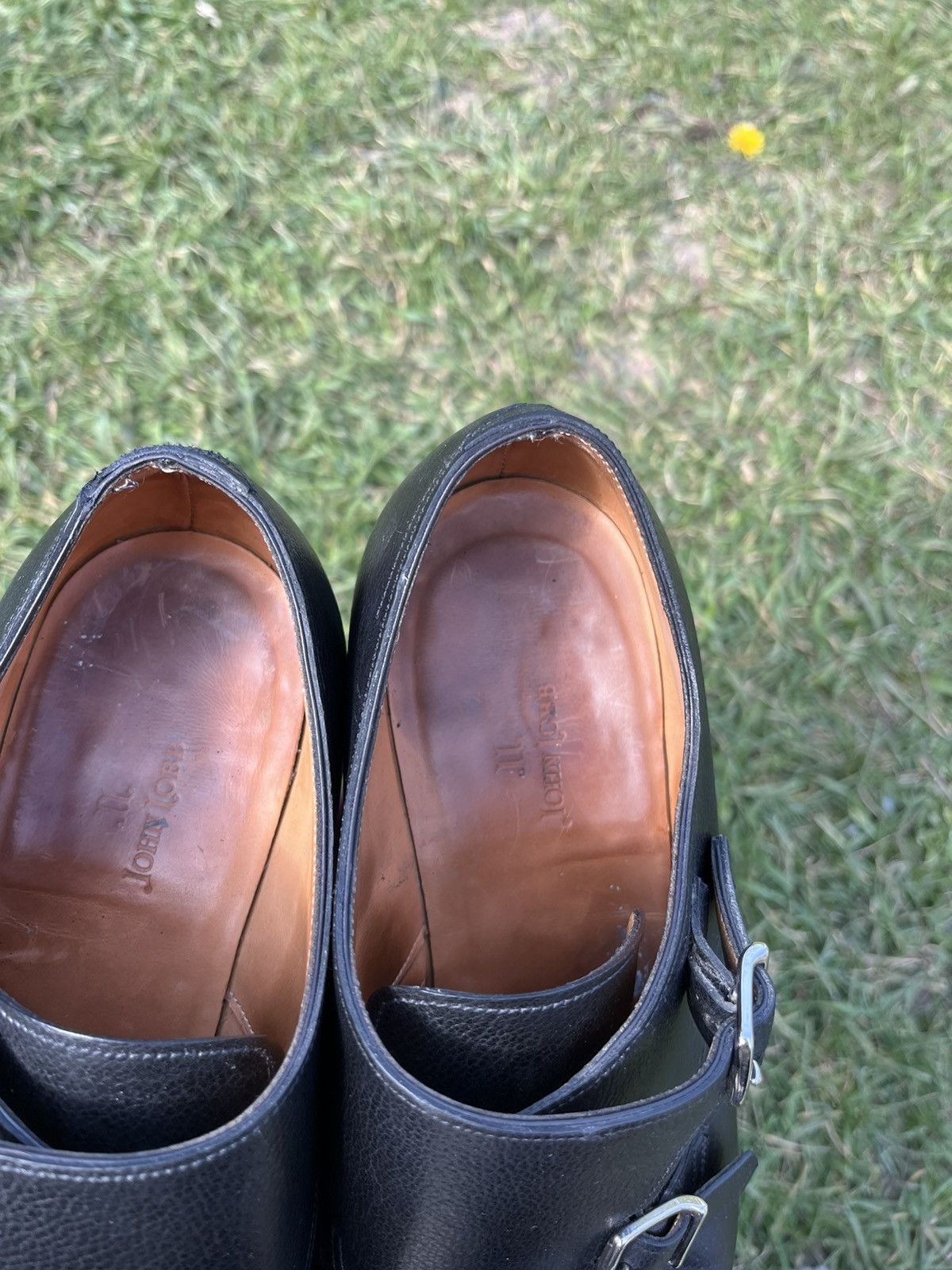John Lobb John Lobb William Double Monk Strap Leather Shoes Size US 9.5 / EU 42-43 - 7 Thumbnail