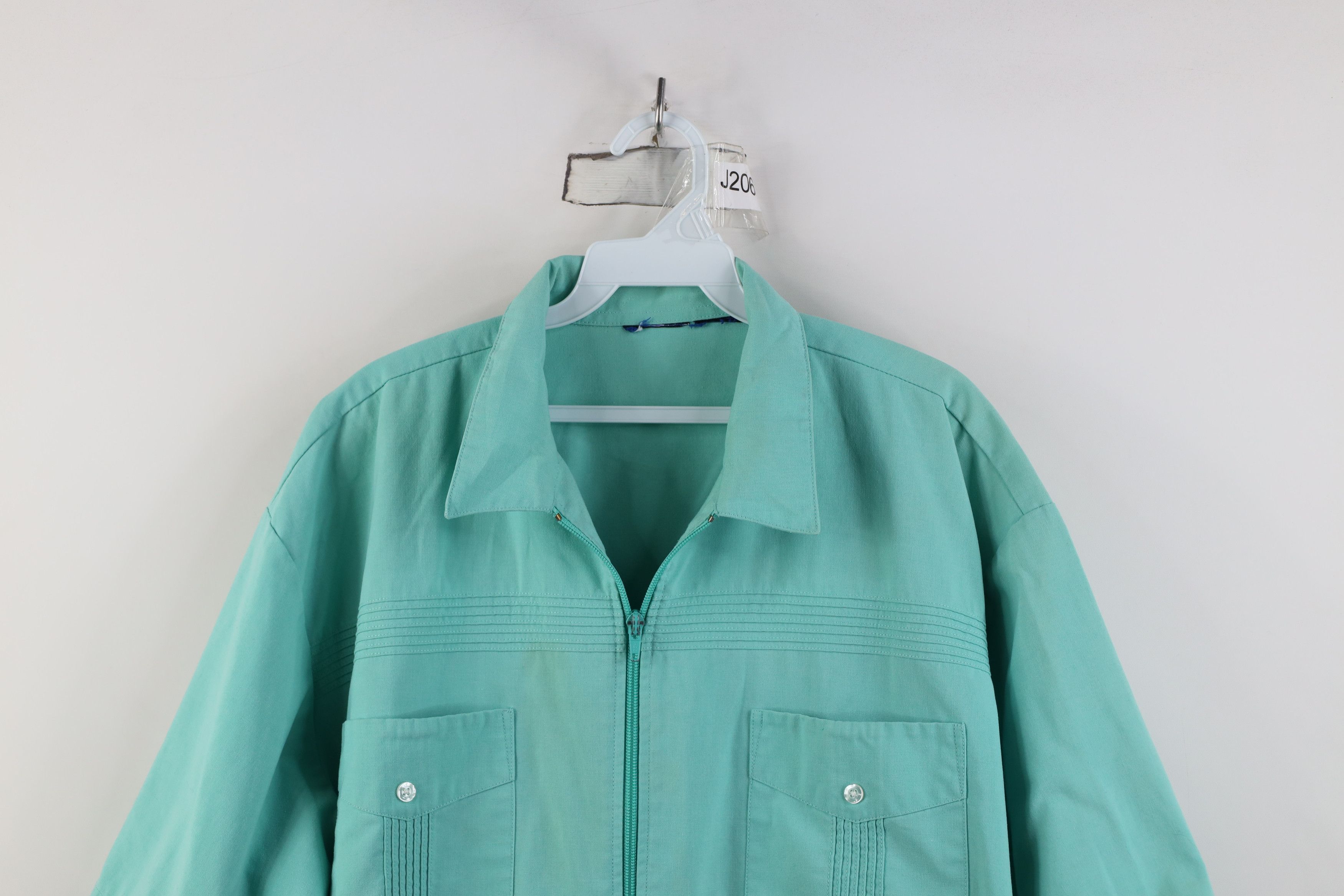 Vintage Vintage 90s Streetwear Short Sleeve Full Zip Shirt Jacket Size US XXL / EU 58 / 5 - 2 Thumbnail