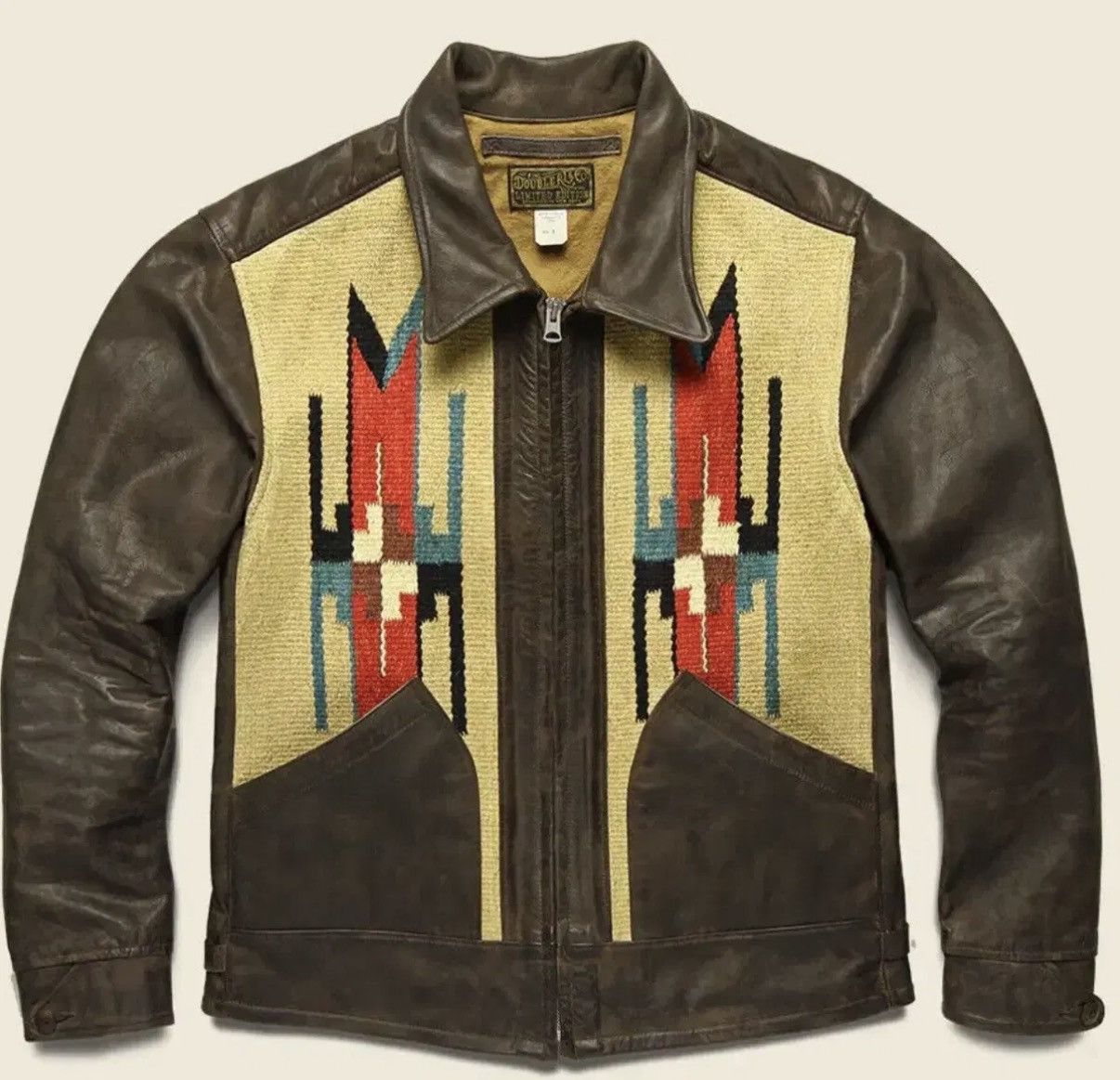 RRL Limited Navajo Leather Jacket