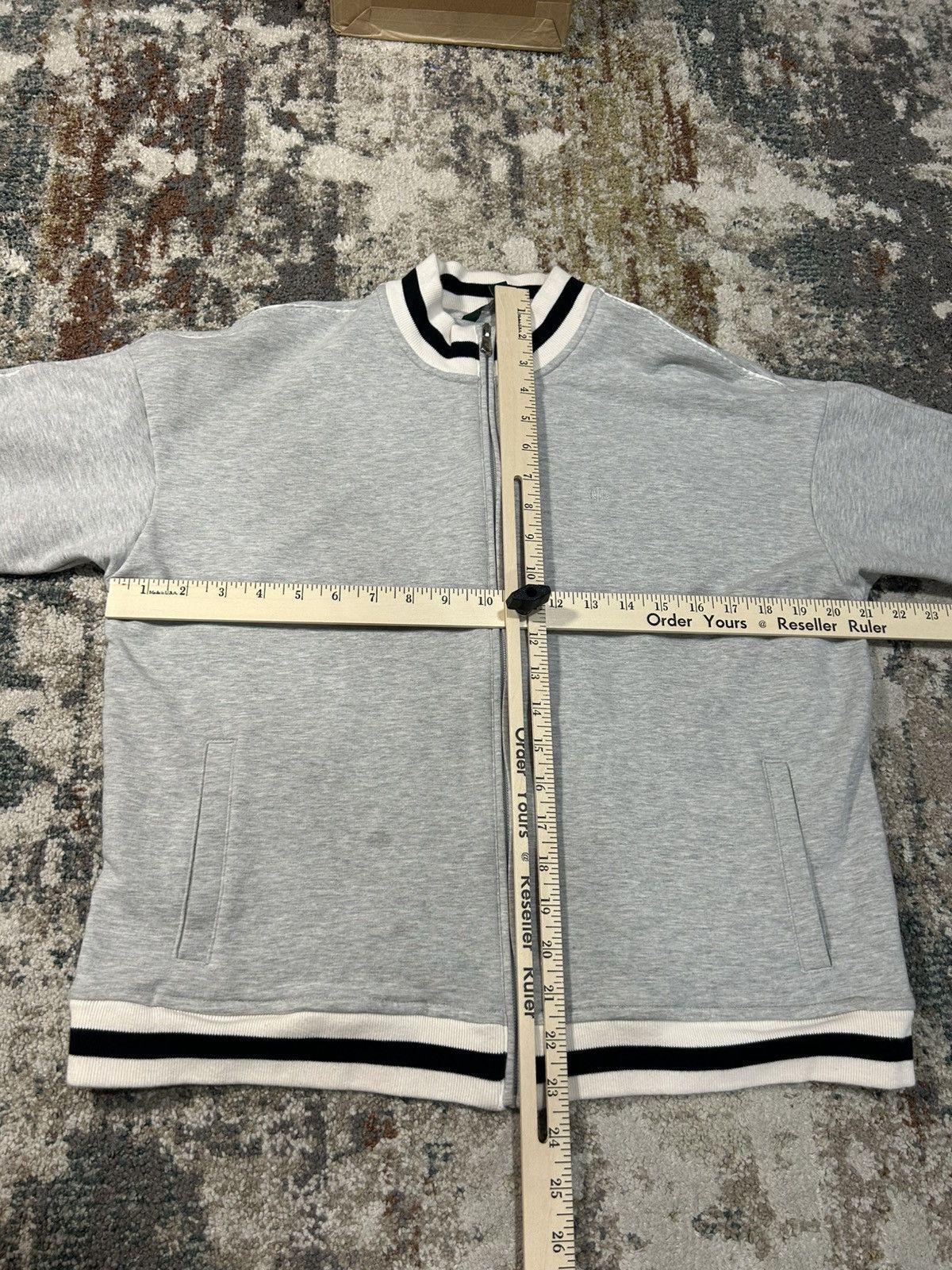 Lauren Ralph Lauren Lauren Ralph Lauren Grey Zip Track Jacket Size L / US 10 / IT 46 - 7 Thumbnail