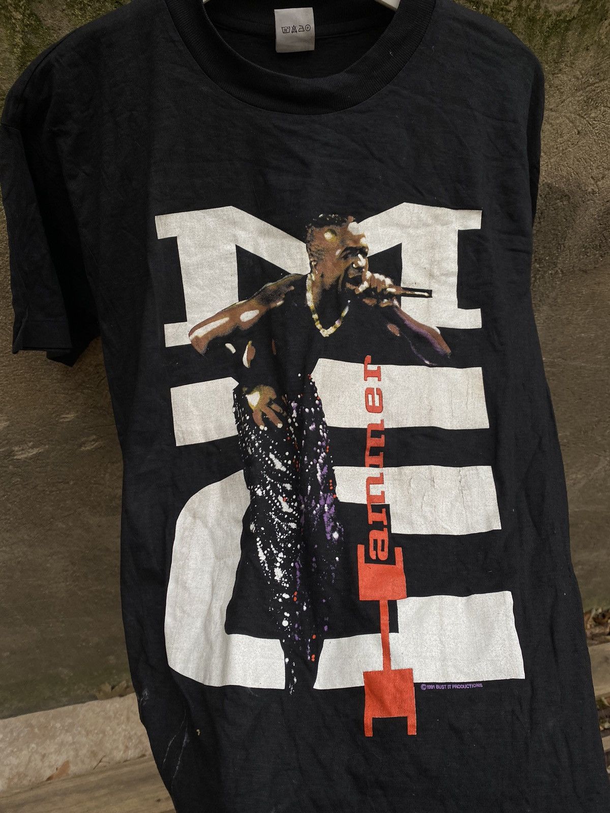 Band Tees × Vintage Vintage 1991 Mc Hummer Rap T-Shirt Size US M / EU 48-50 / 2 - 5 Thumbnail